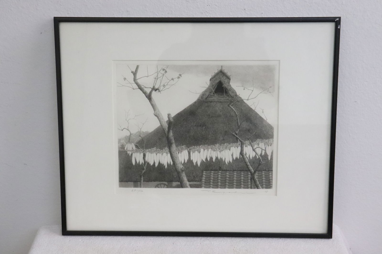 Japanese w/b print by Tanaka Ryohei, artist proof (1 of 8)