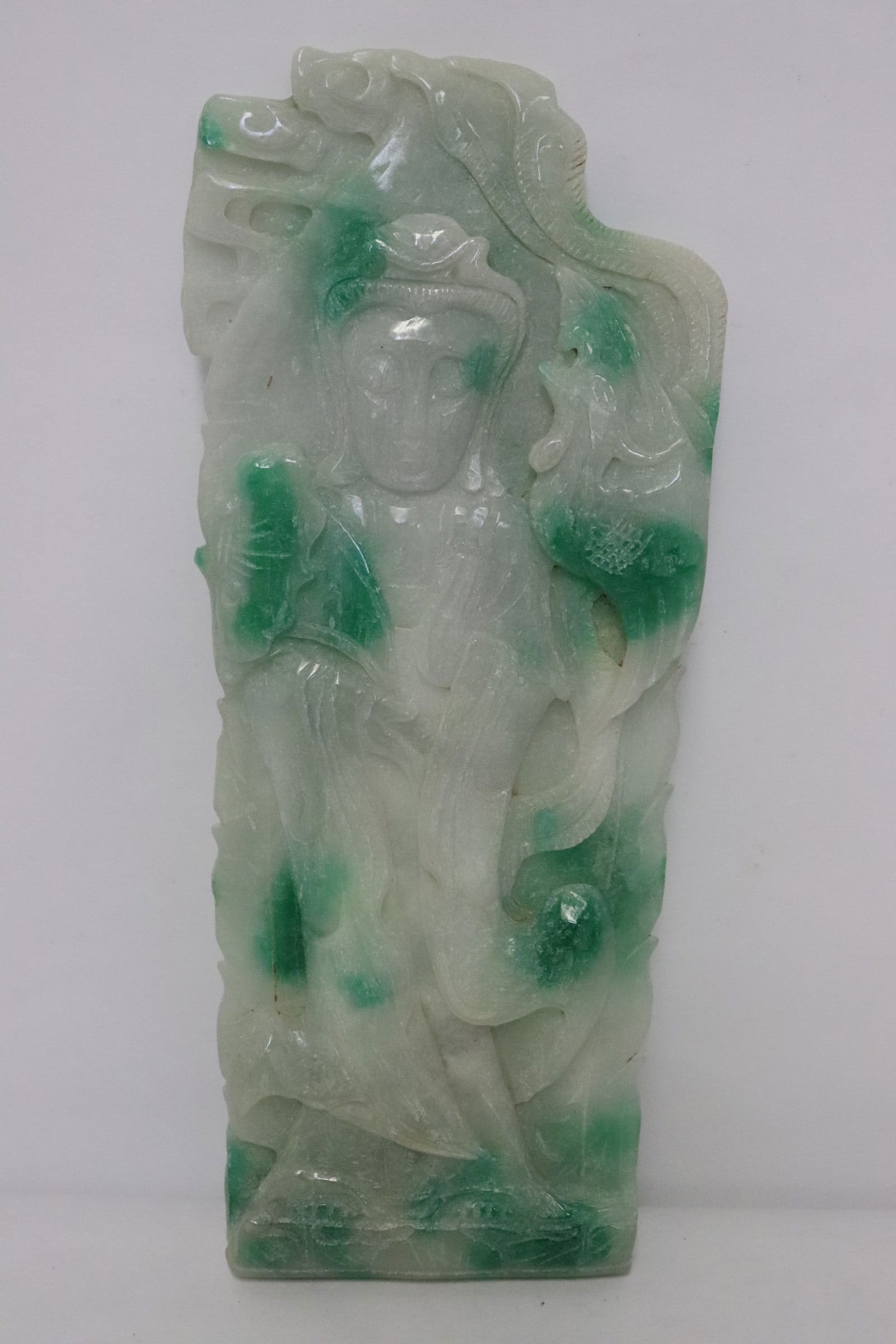 Large Chinese jadeite like ornament (1 of 7)