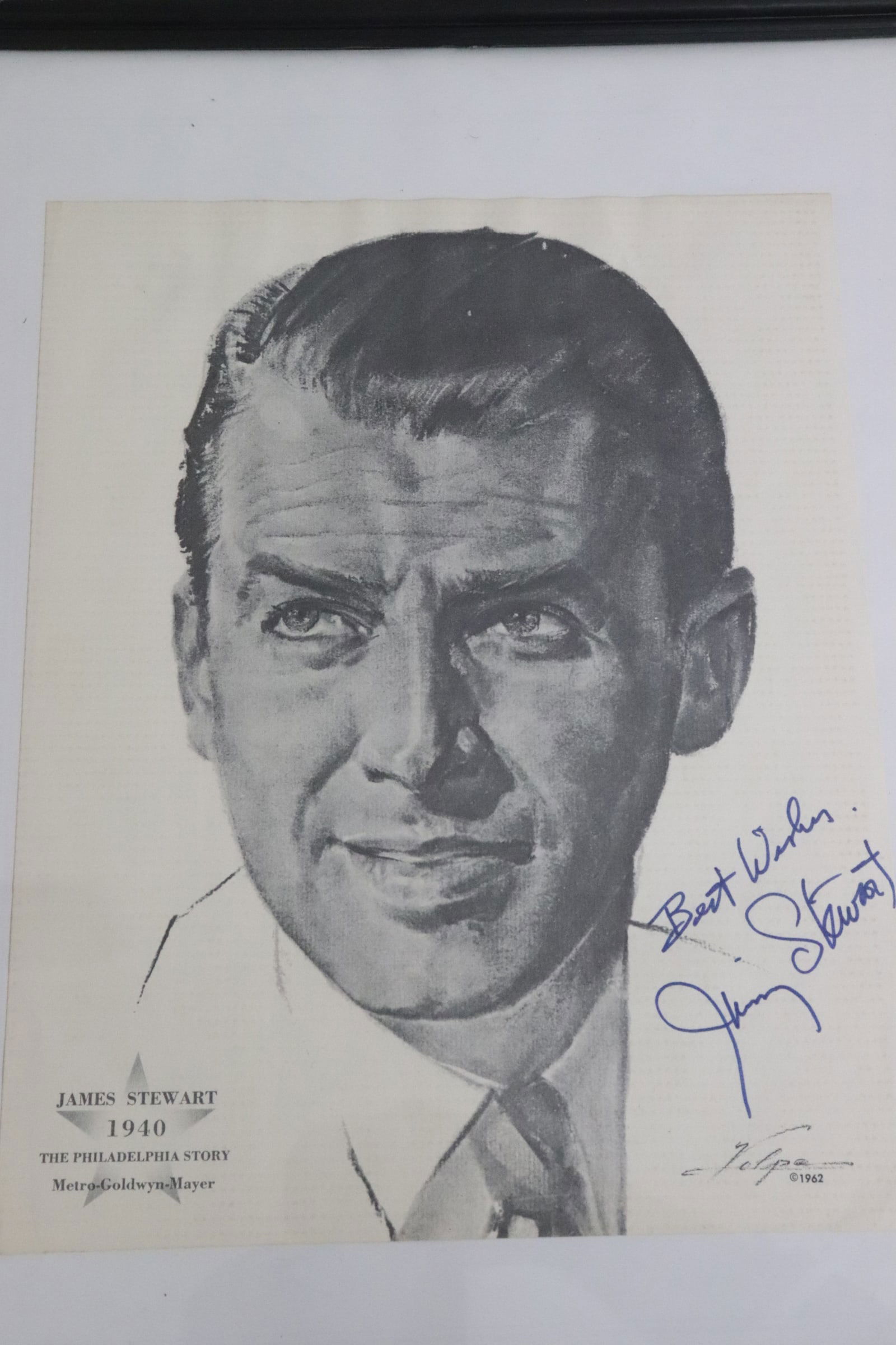 Signed photo print by Jame Stewart (1 of 5)