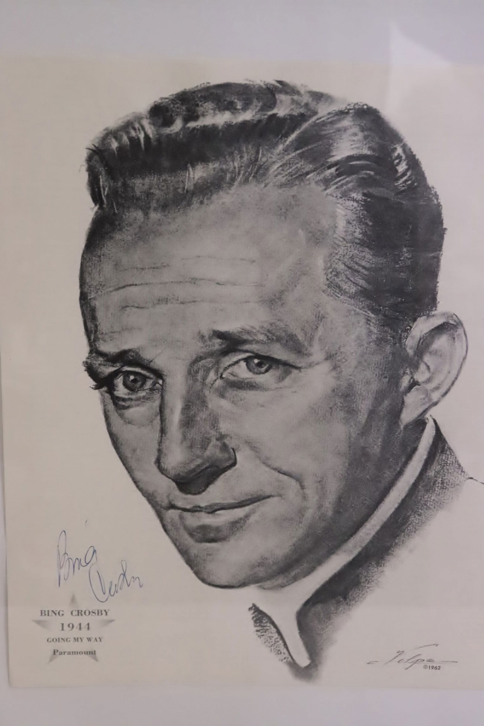 Signed photo print by Bing Crosby (1 of 5)