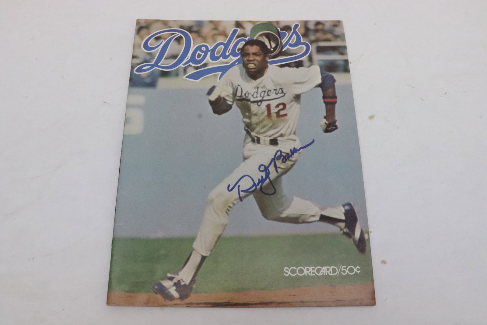 Dusty Baker signed 1978 Dodgers scorecard magazine (1 of 6)