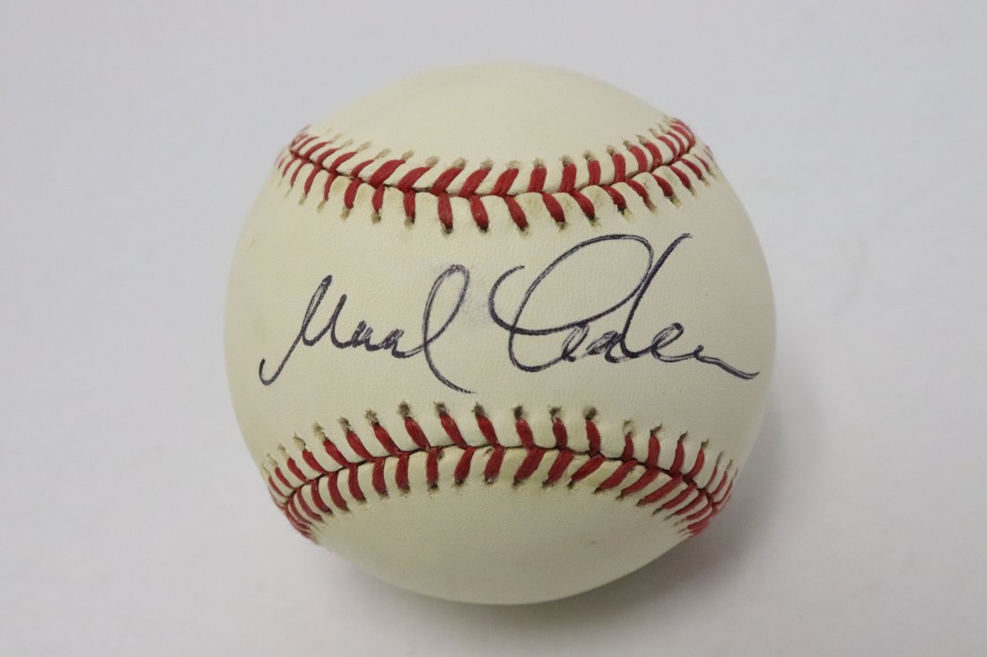 Marcel Lachemann signed baseball: Marcel Lachemann signed baseball