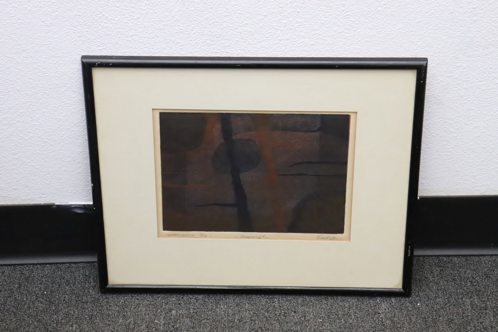Etching "aguafuerte", pencil signed, ed 2/10: Etching "aguafuerte", pencil signed, ed 2/10, 7.6"x10.2"