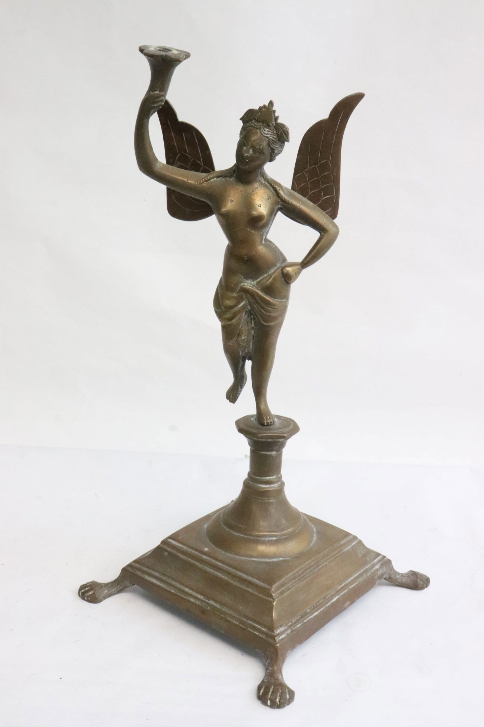 Bronze sculpture of angel (1 of 8)