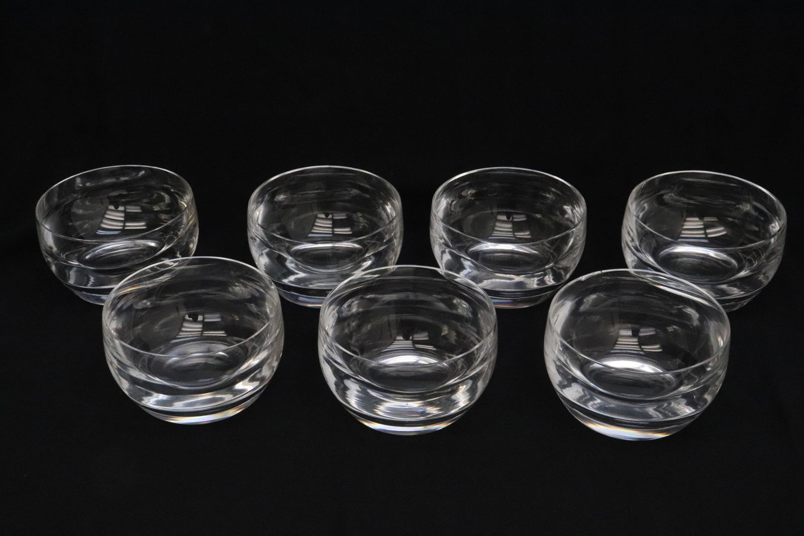 7 Val St Lambert State Plain finger bowls (1 of 9)