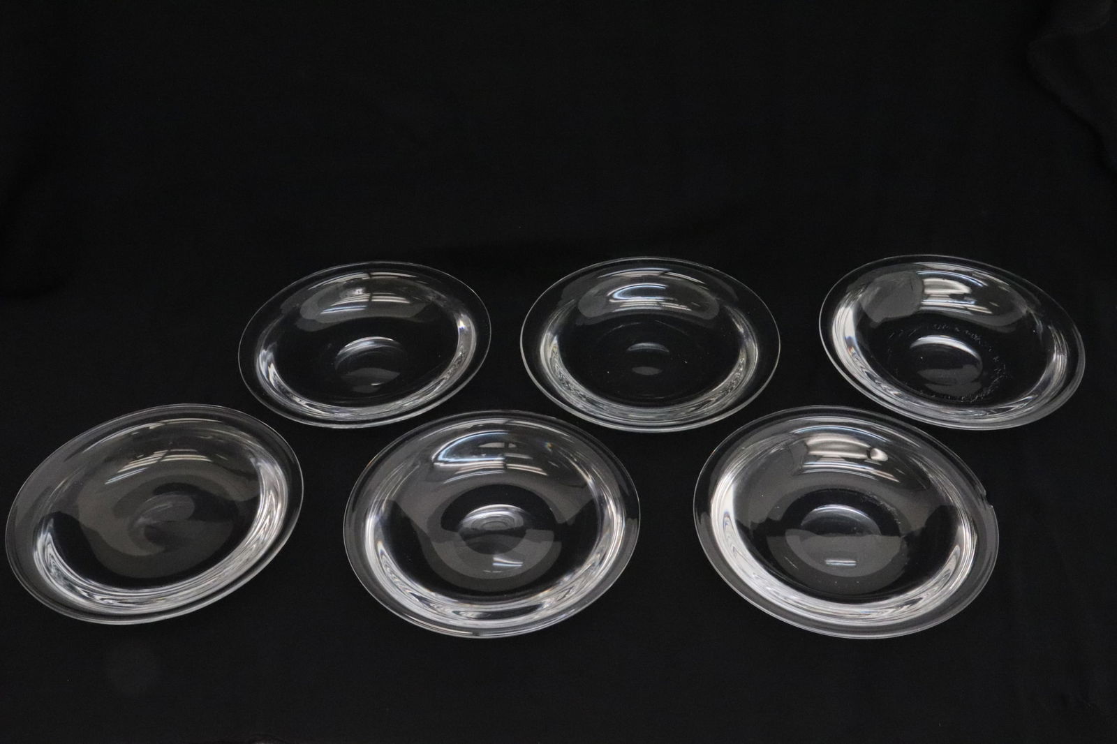 6 Val St Lambert State Plain salad plates (1 of 8)