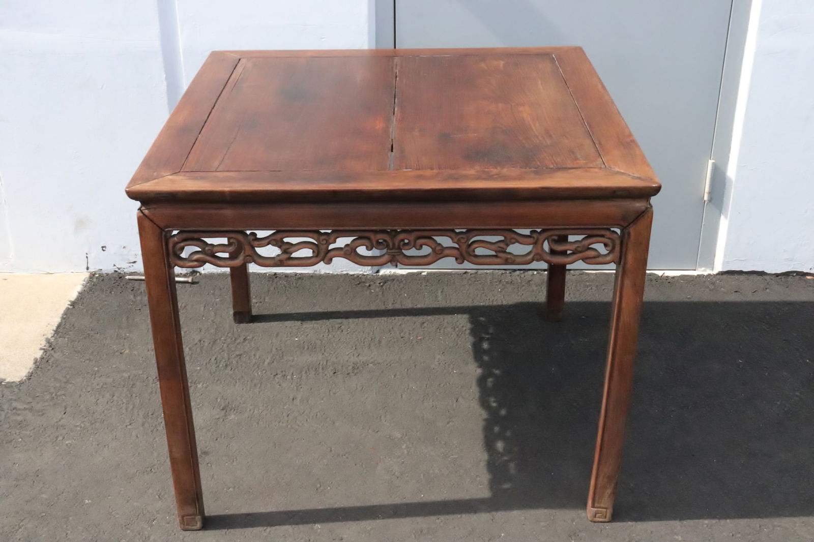 Antique Chinese rosewood square table (1 of 11)