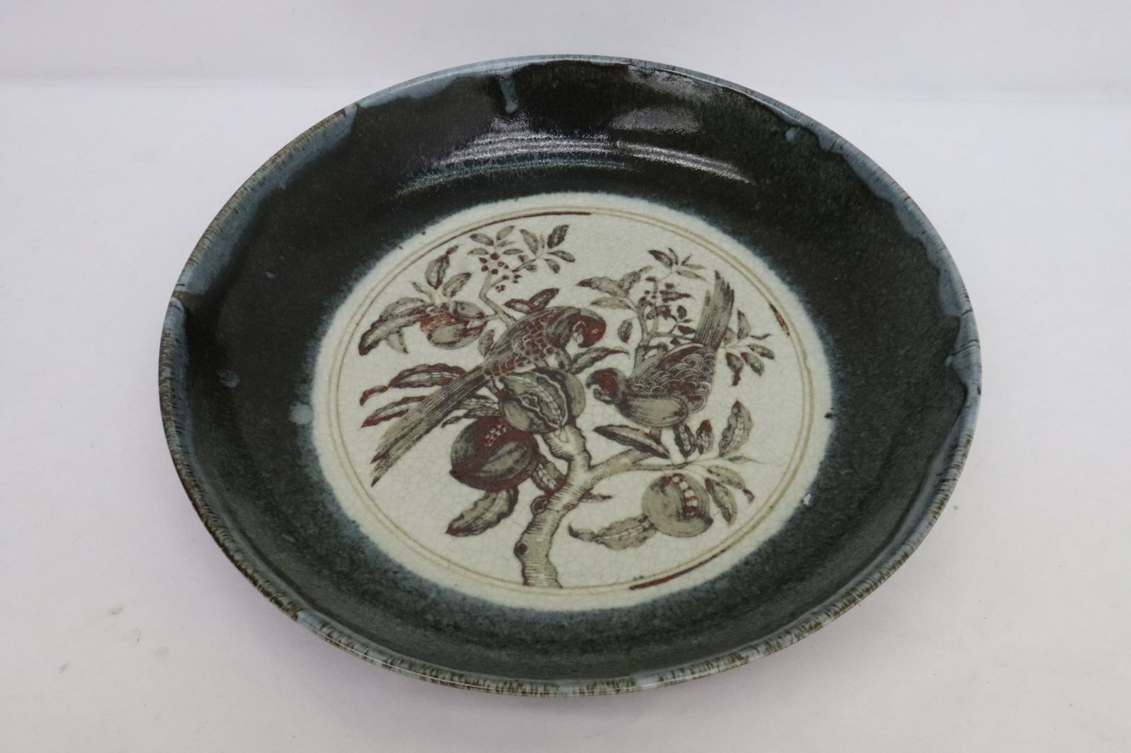 Large Chinese sancai platter/ bowl (1 of 9)