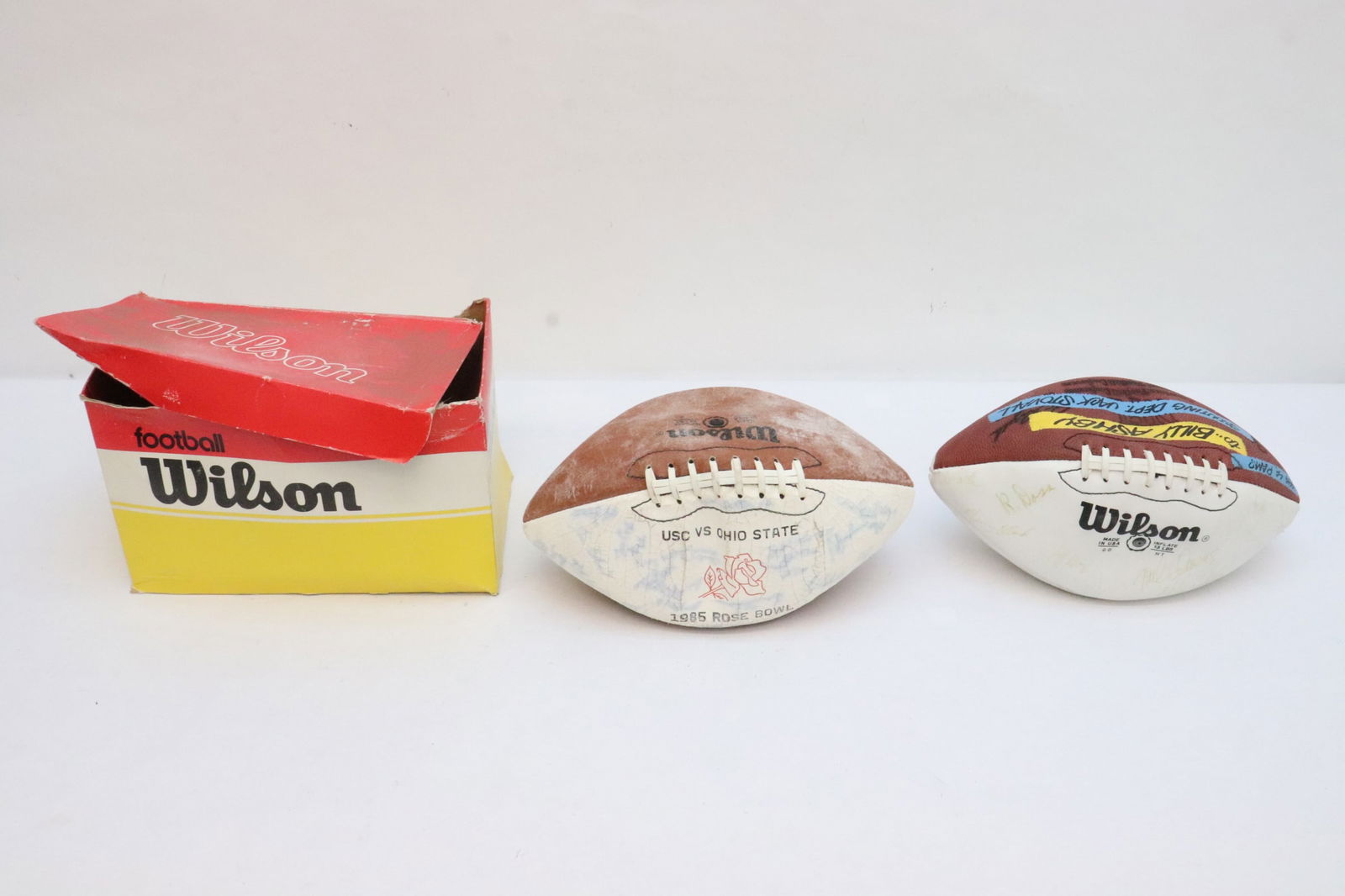 2 signed footballs (1 of 8)