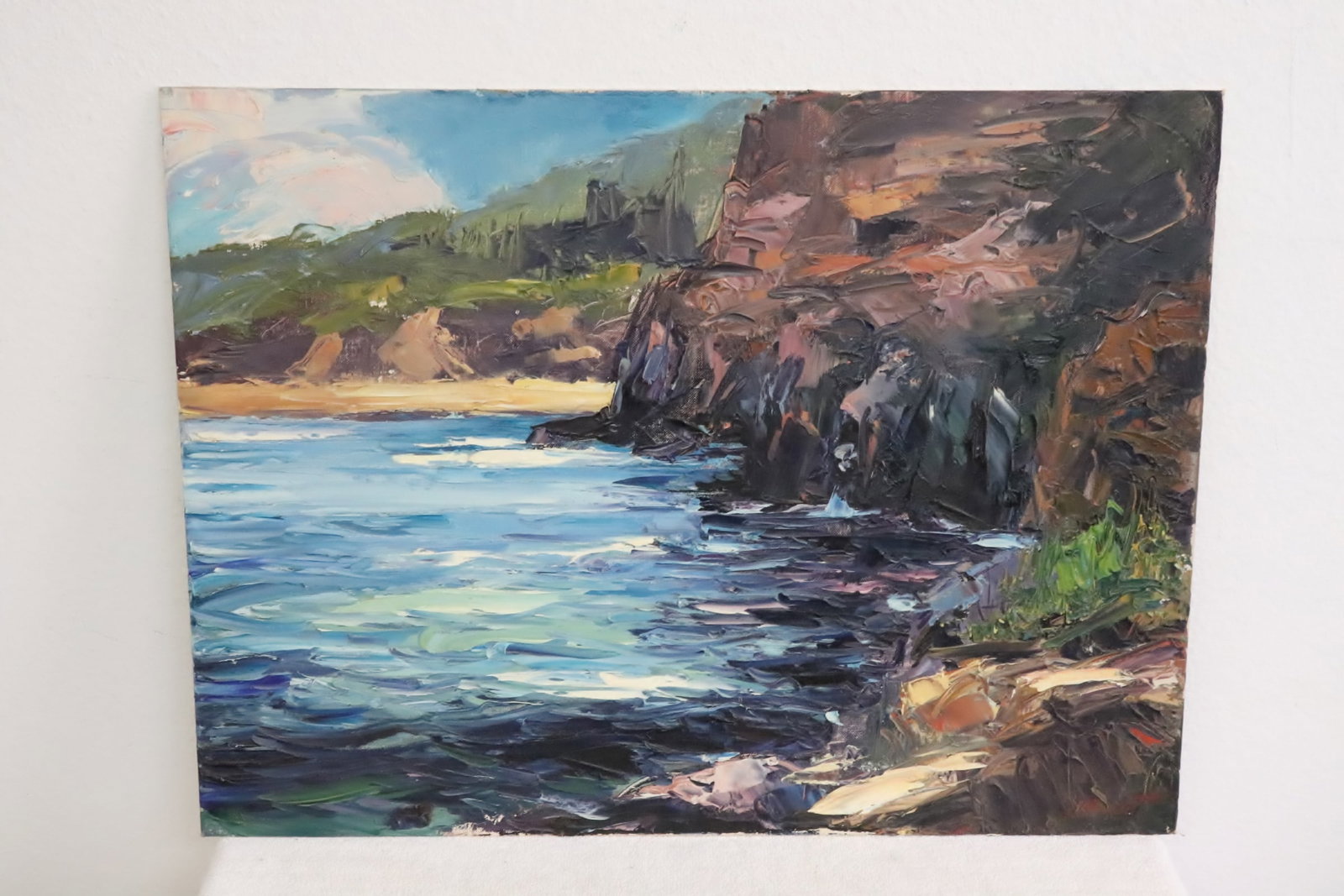 Oil on panel by Peter Hamlett, dated 1967 (1 of 8)