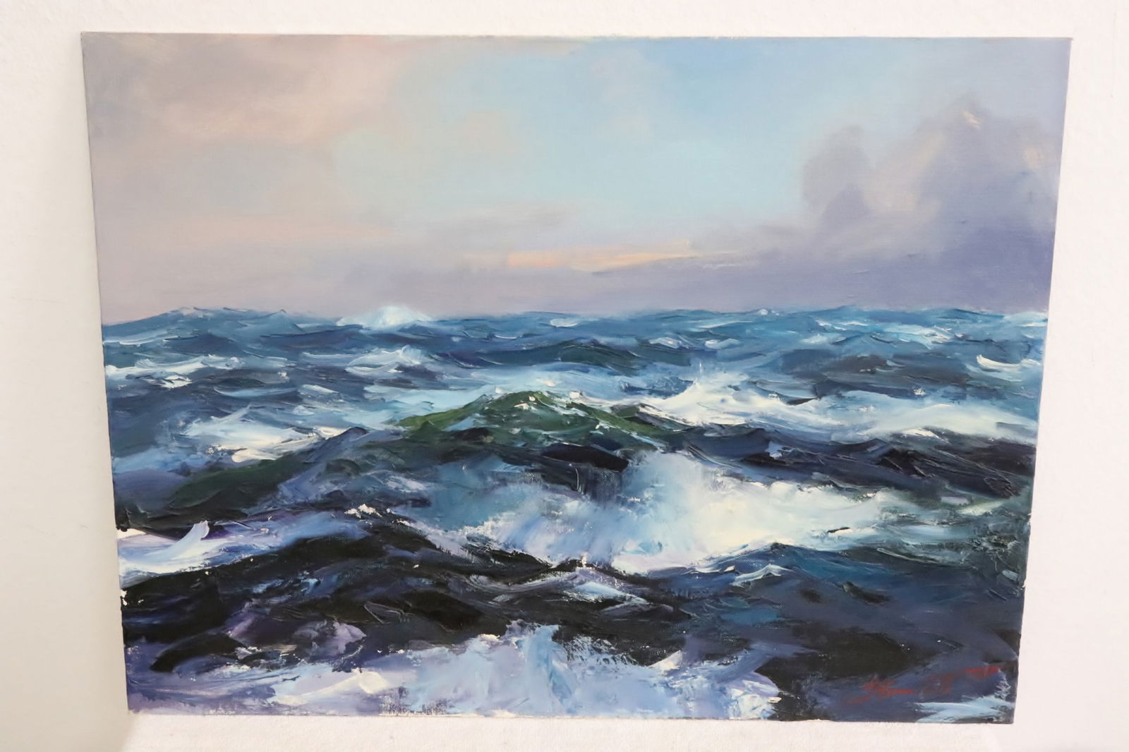 Oil on panel by Peter Hamlett, dated 1968 (1 of 6)