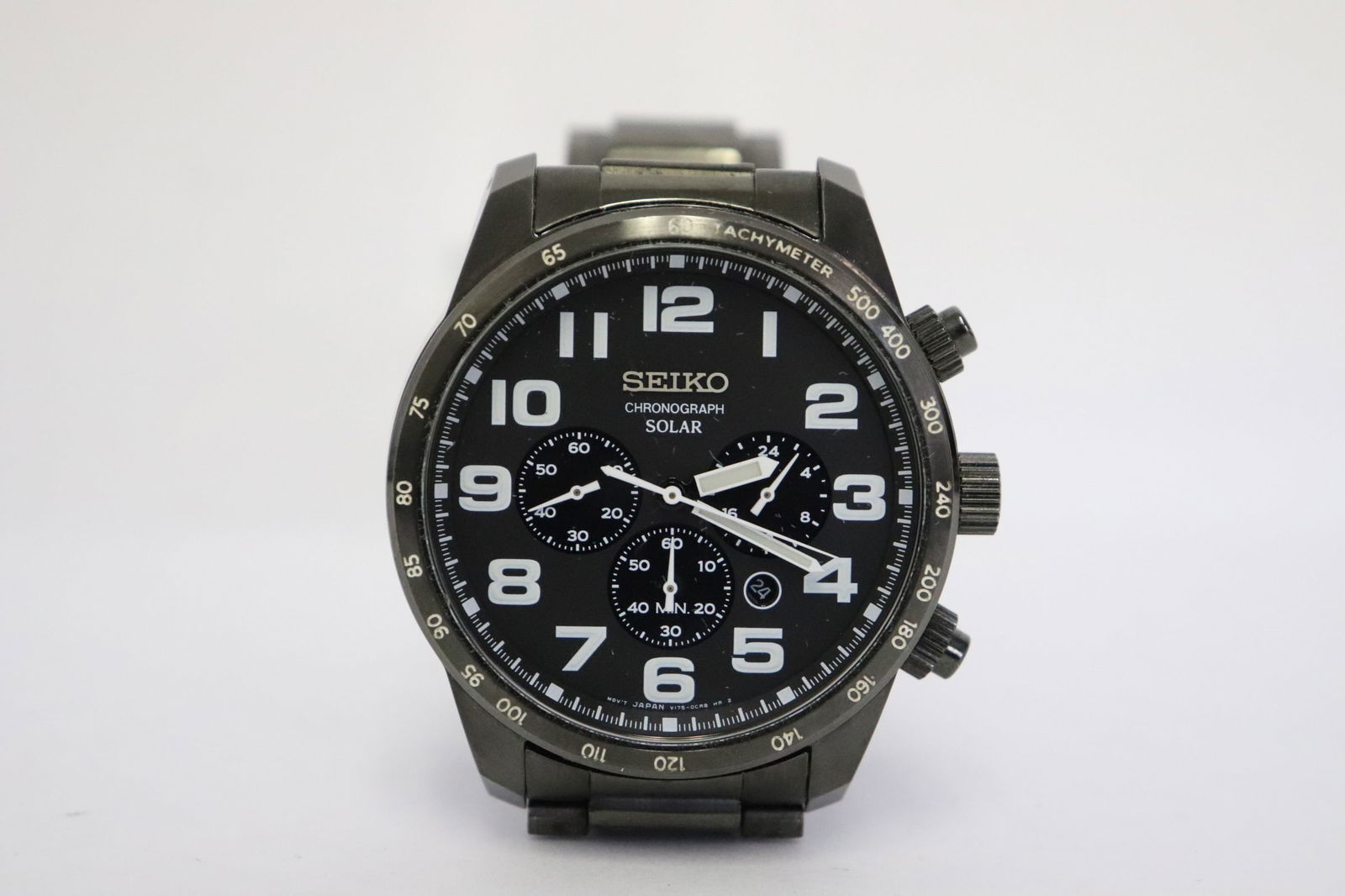 SEIKO セイコー SOLAR 100M V158-0AR0 ソーラー 腕時計 Seiko v158 solar black - Gem