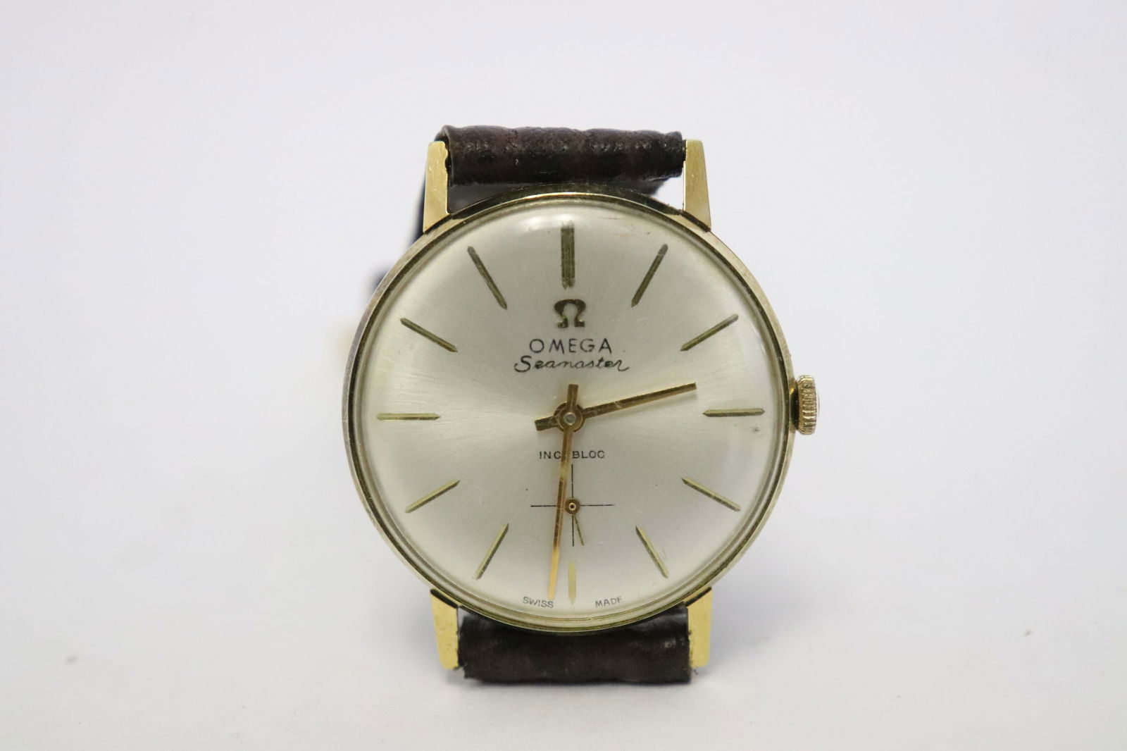 1940's Omega Seamaster watch with 18K GF case (1 of 6)