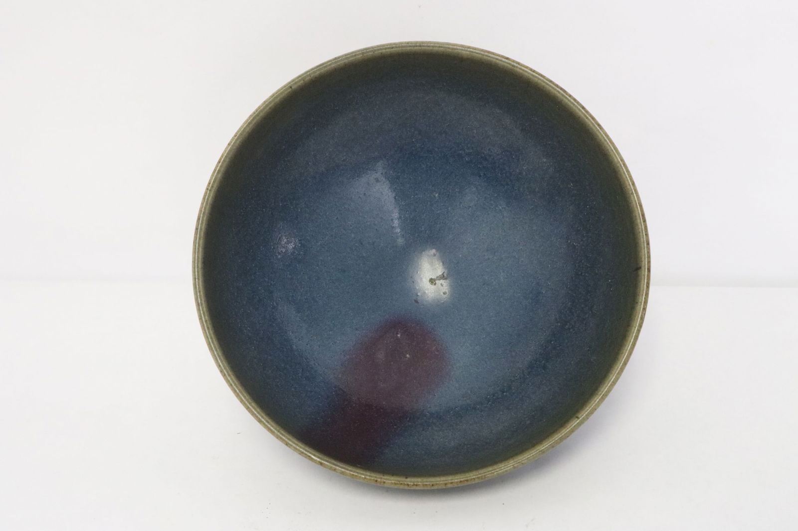 Yuan earthenware bowl, c1100AD: A fine Yuan earthenware bowl, probably from sunken ship, c1100AD, 3.15"x6.8"dia