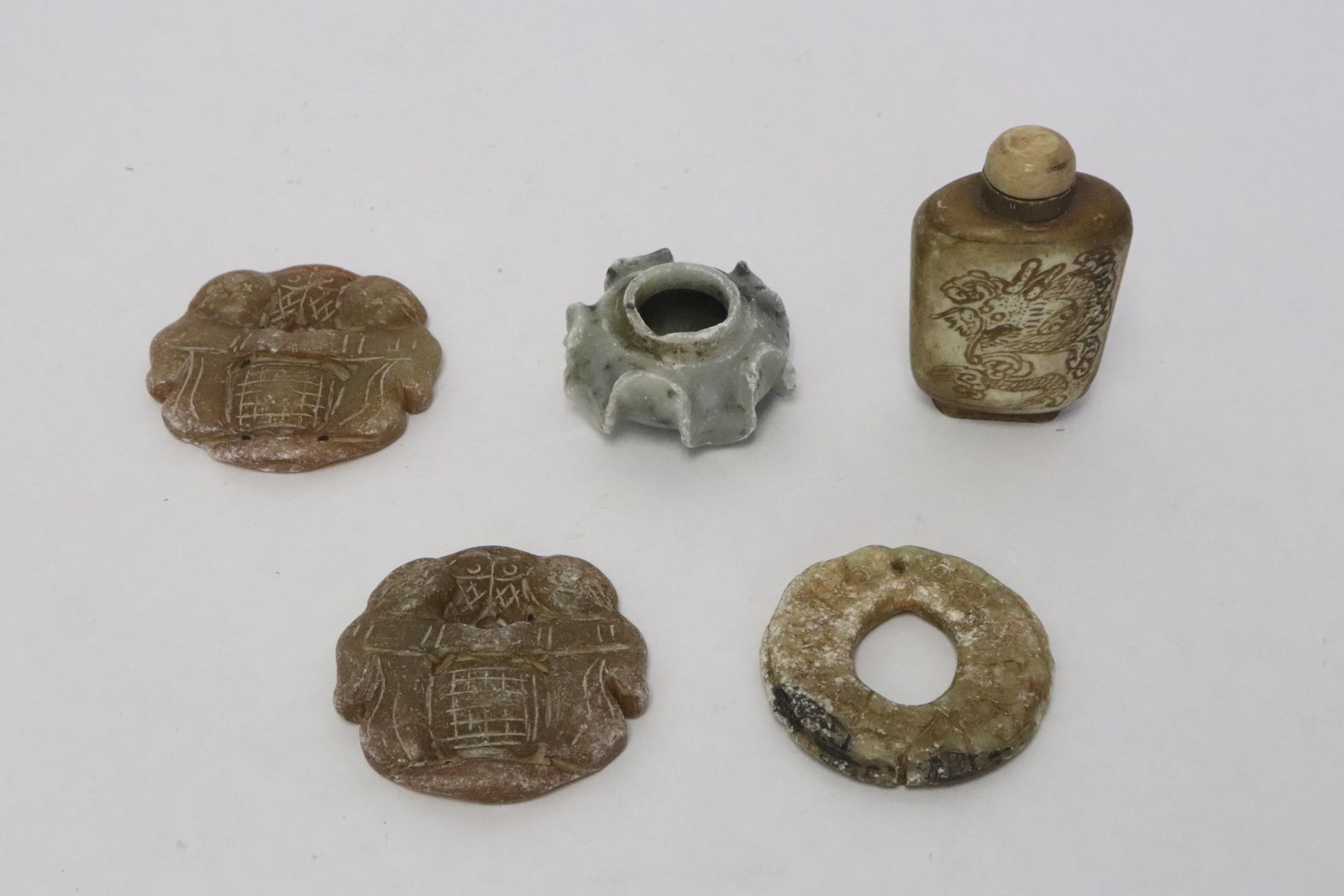 5 pieces stone carving (1 of 9)