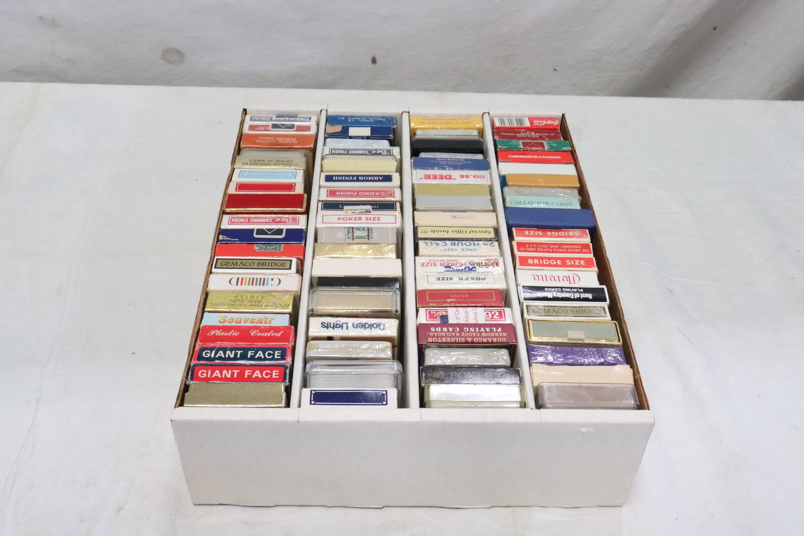 Approx. 55 decks of playing cards: Approx. 55 decks of playing cards, new and used