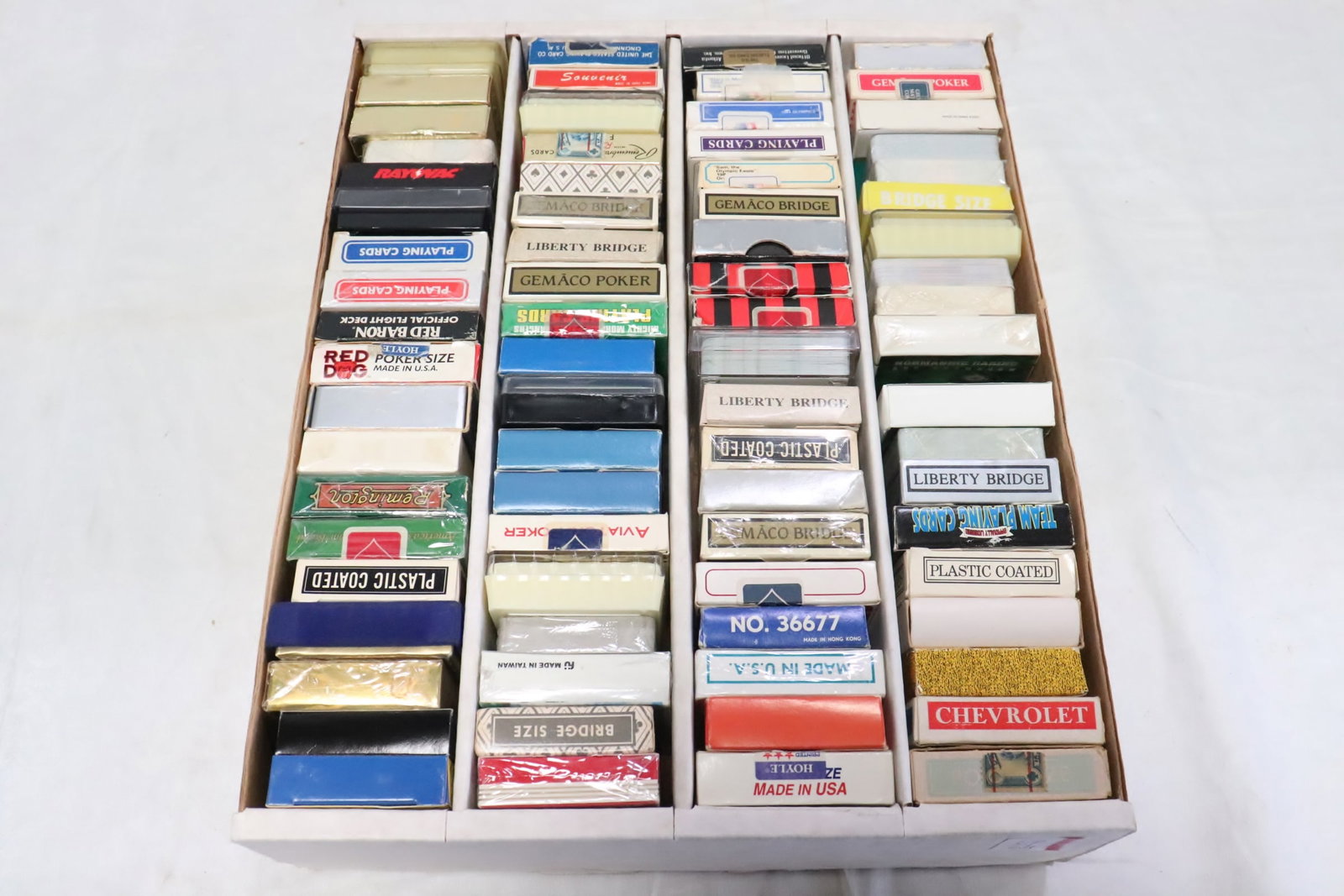 Approx. 55 decks of playing cards: Approx. 55 decks of playing cards, new and used