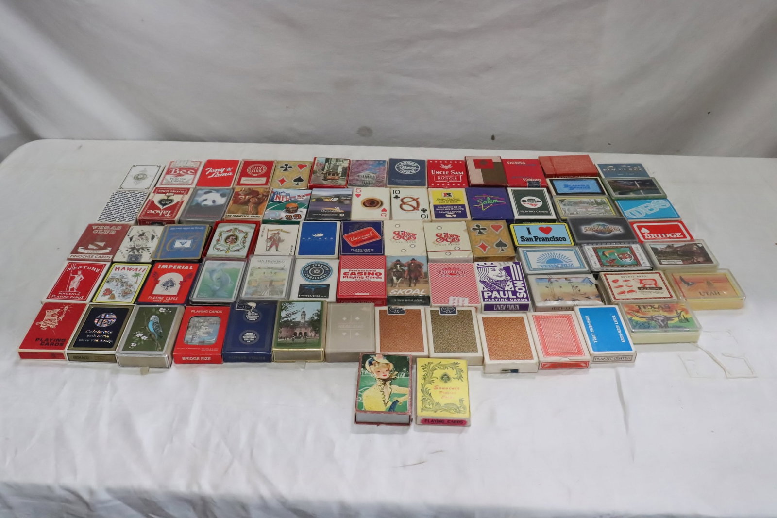 Approx. 55 decks of playing cards: Approx. 55 decks of playing cards