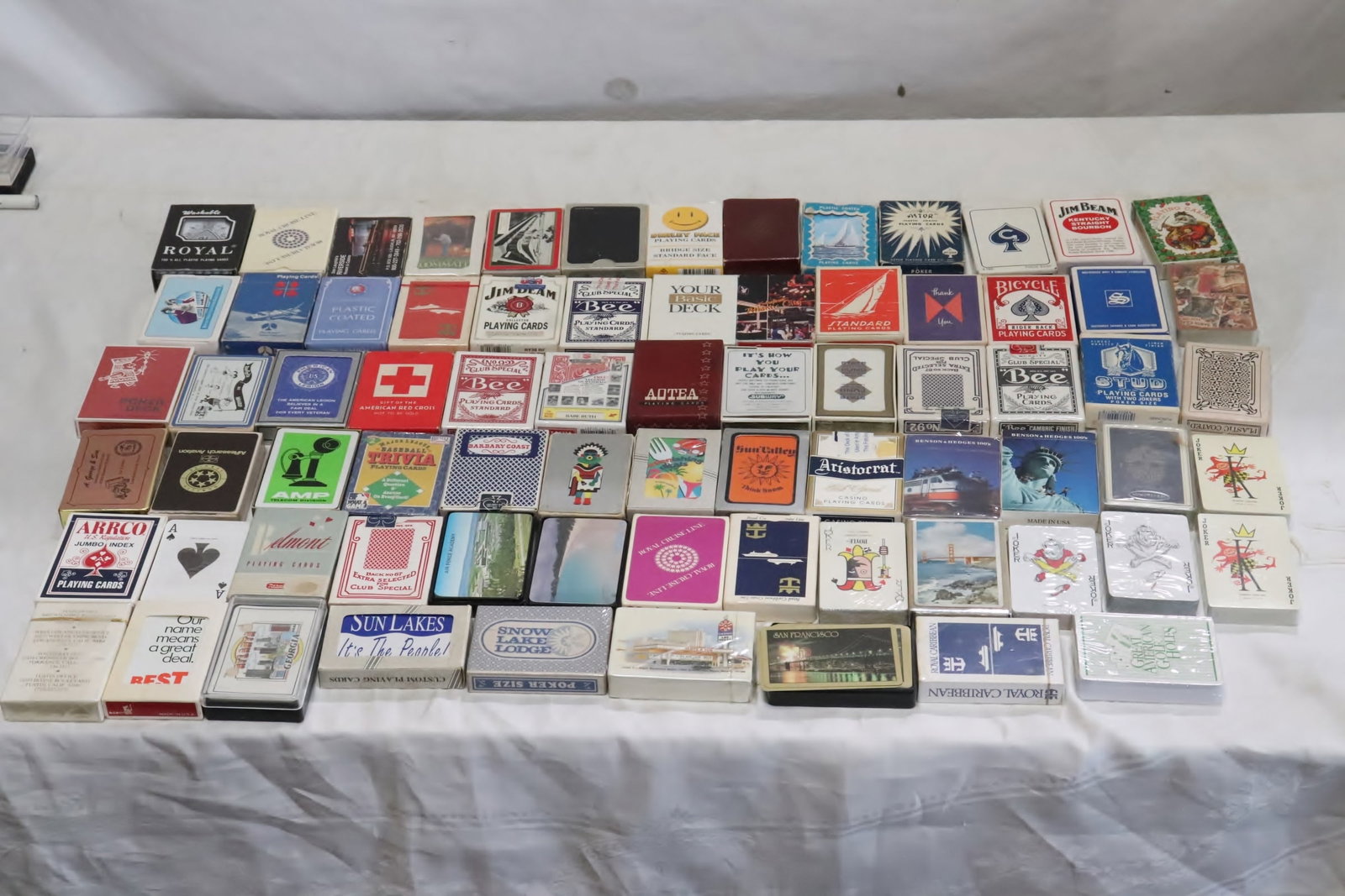 Approx. 55 decks of playing cards: Approx. 55 decks of playing cards
