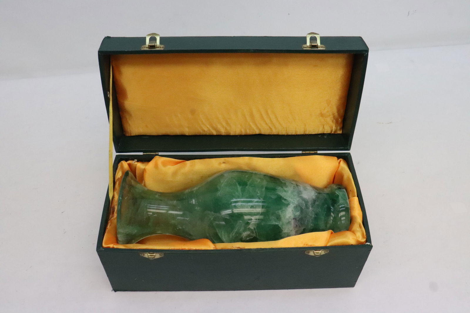 Fine natural quartz carved vase (1 of 10)