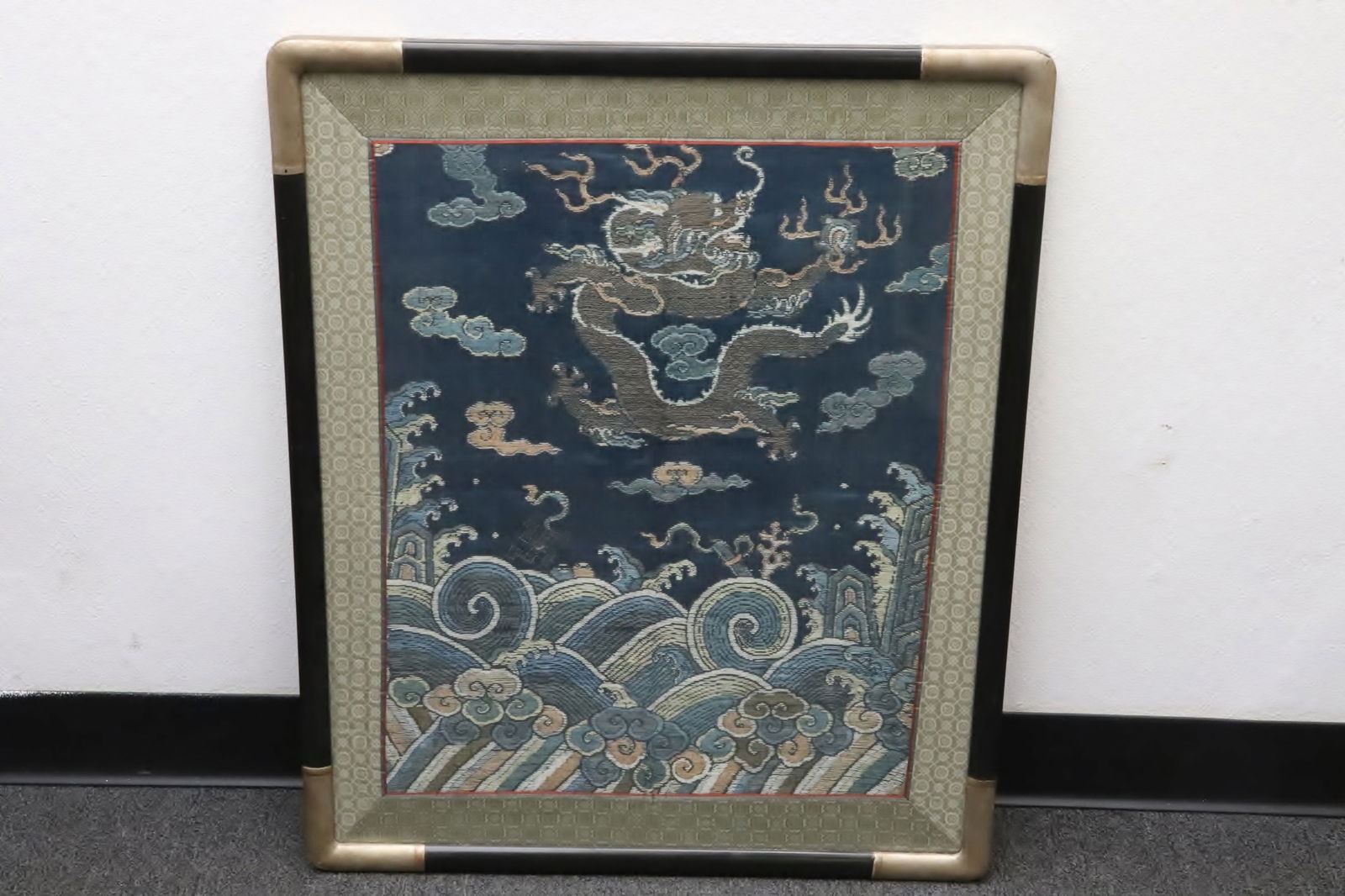 Framed embroidery panel (1 of 8)