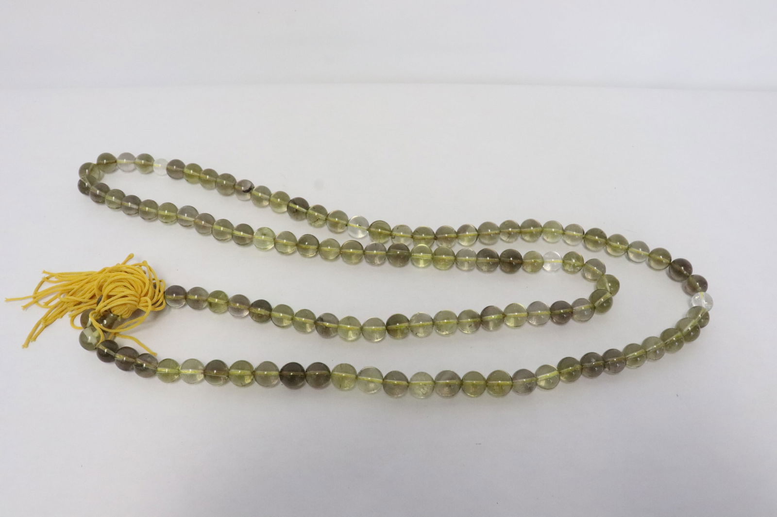 Chinese rock crystal bead necklace (1 of 6)