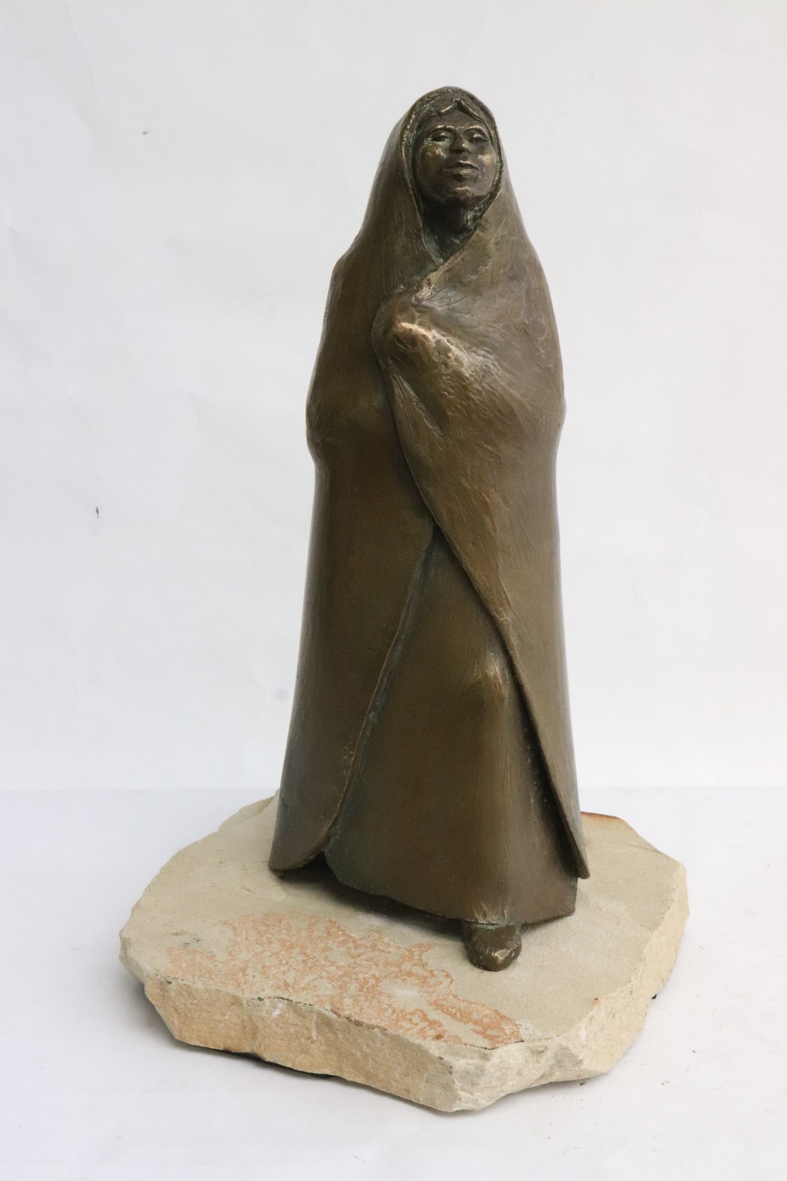 A very fine bronze sculpture on stone plaque (1 of 7)