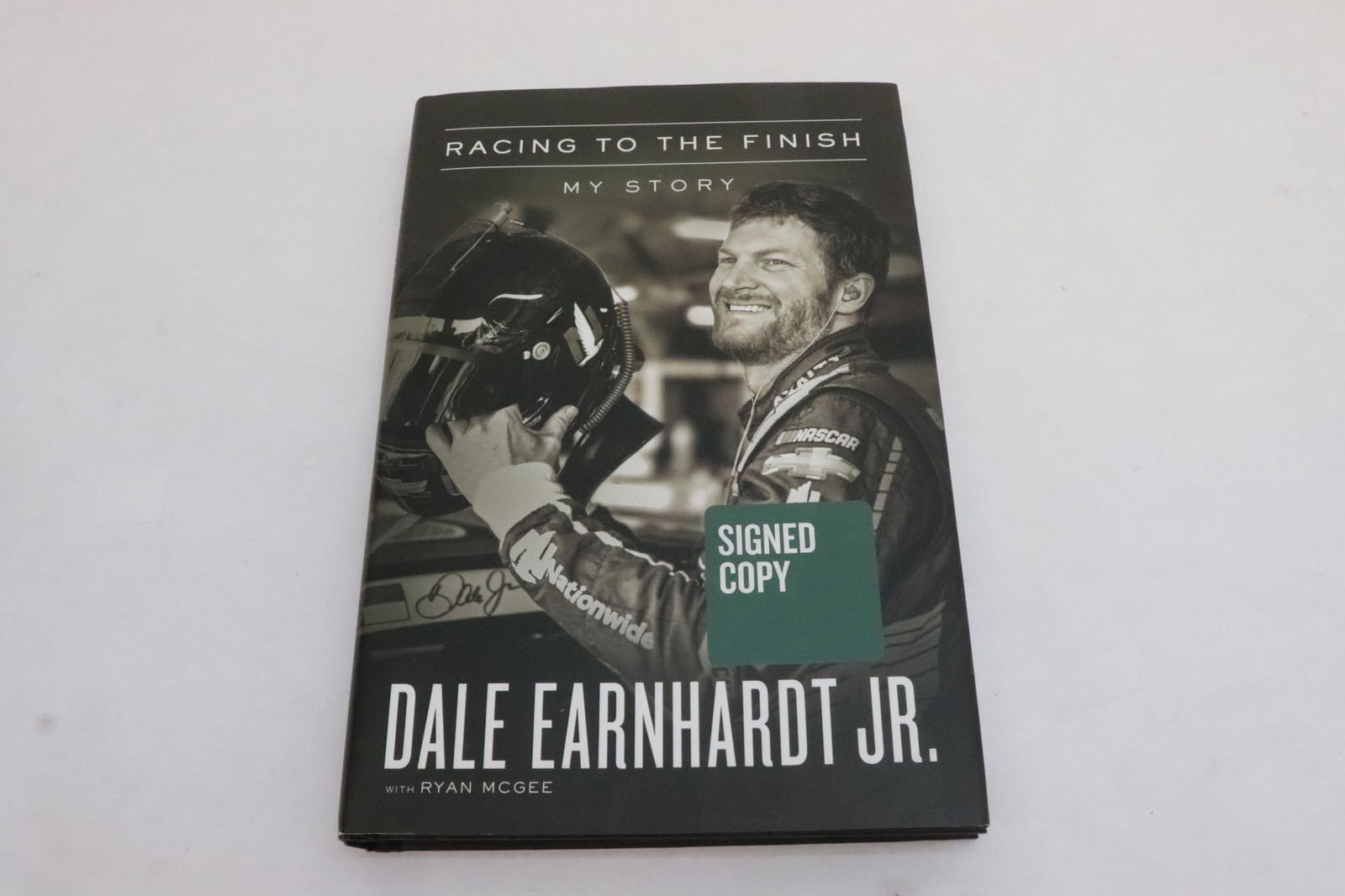Dale Earnhardt jr. signed book (1 of 10)