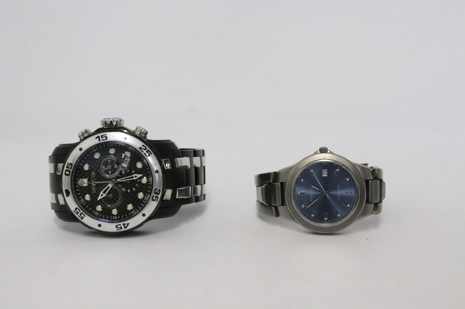 2 men's watches; Invicta and Kenneth Cole: 2 men's watches; Invicta and Kenneth Cole