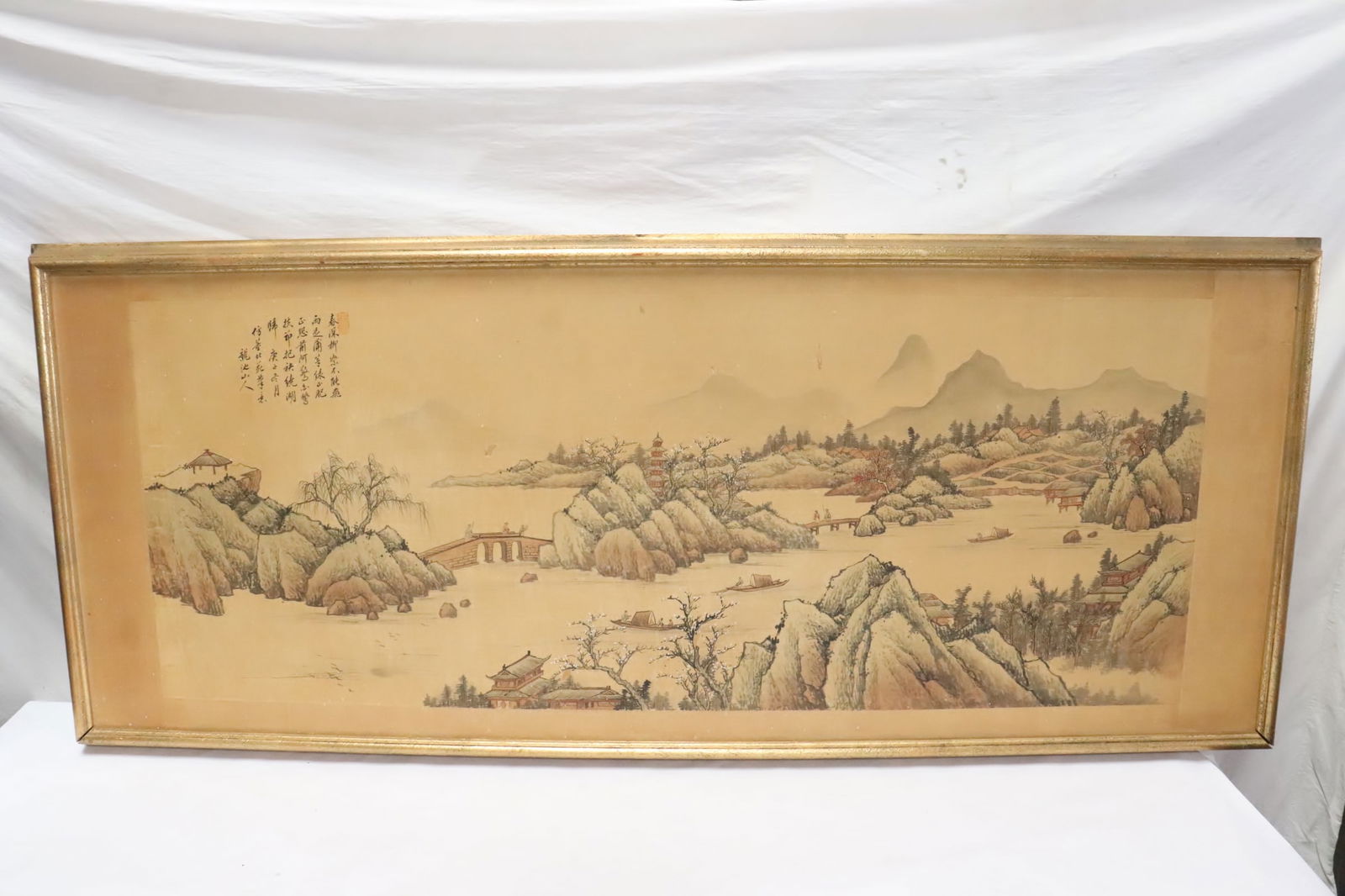 Framed Chinese vintage painting (1 of 9)