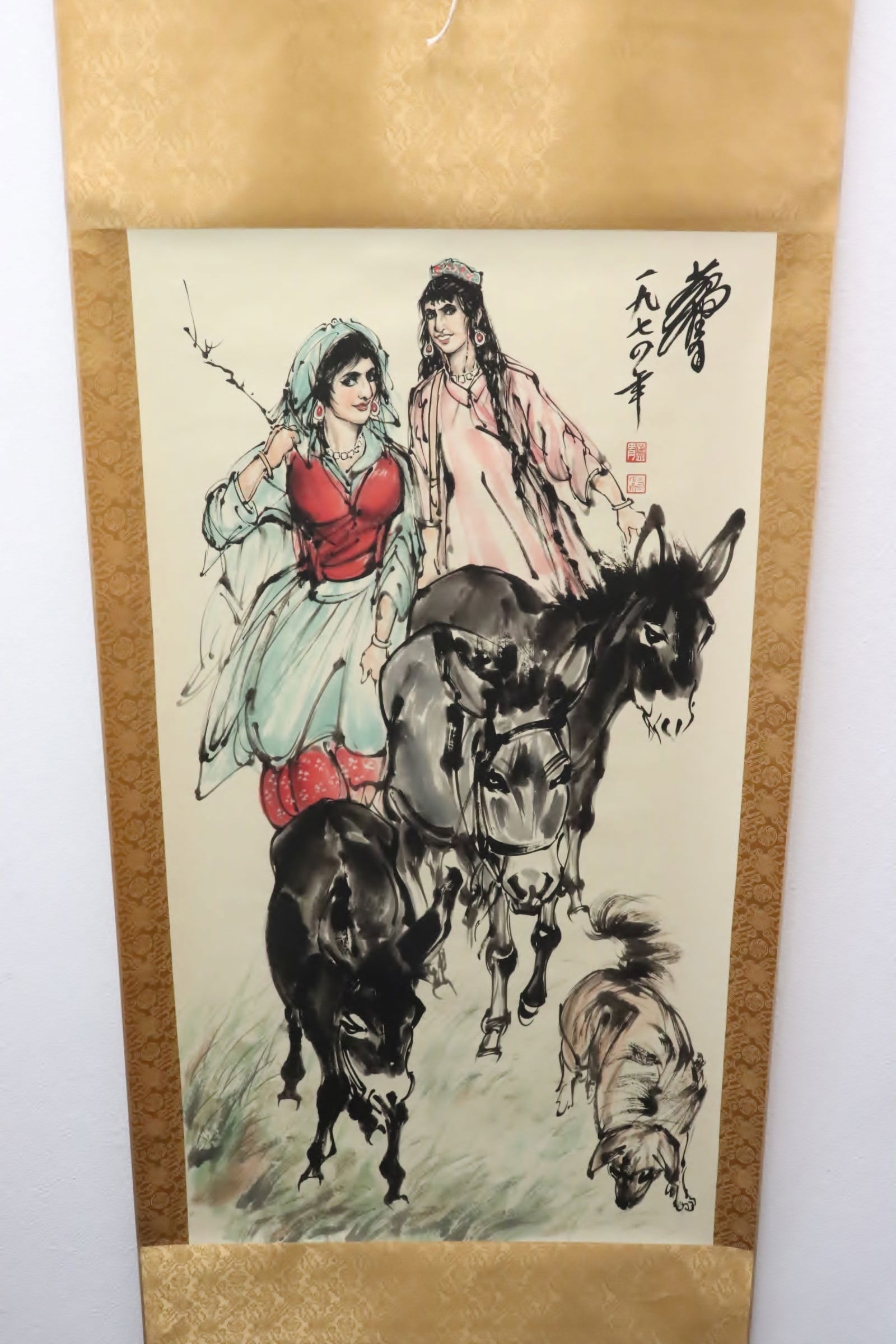 Chinese print scroll (1 of 8)