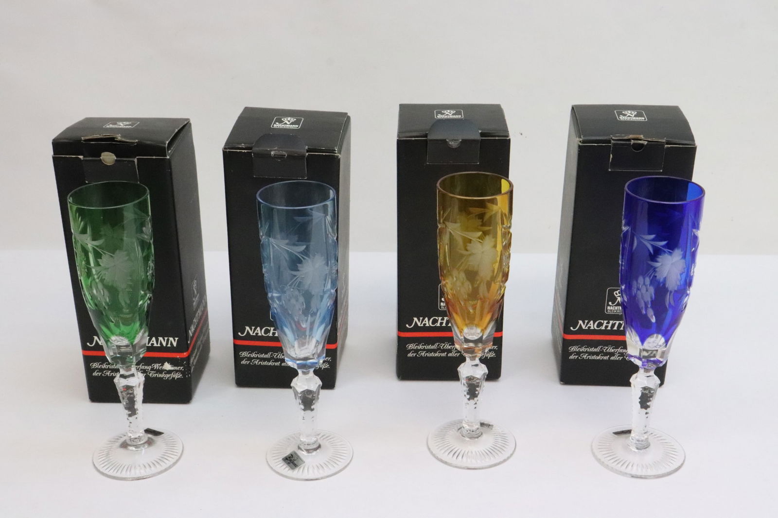 4 crystal champagne goblets (1 of 10)