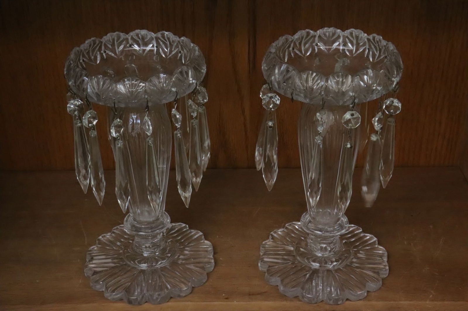 2 crystal candle holders (1 of 6)