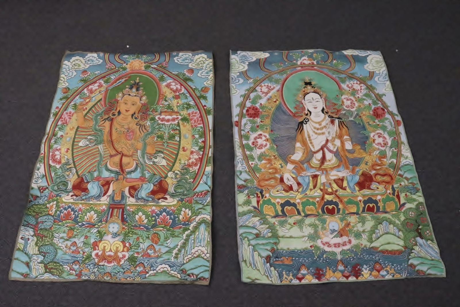 2 embroidery style panels (1 of 10)