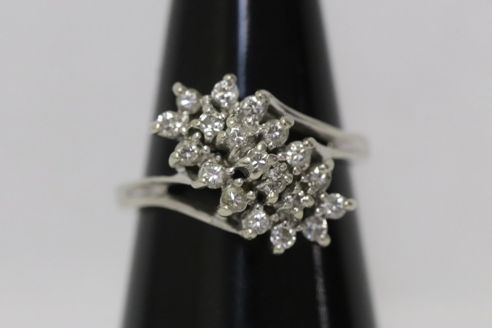 14K Y/G diamond cocktail ring (1 of 9)