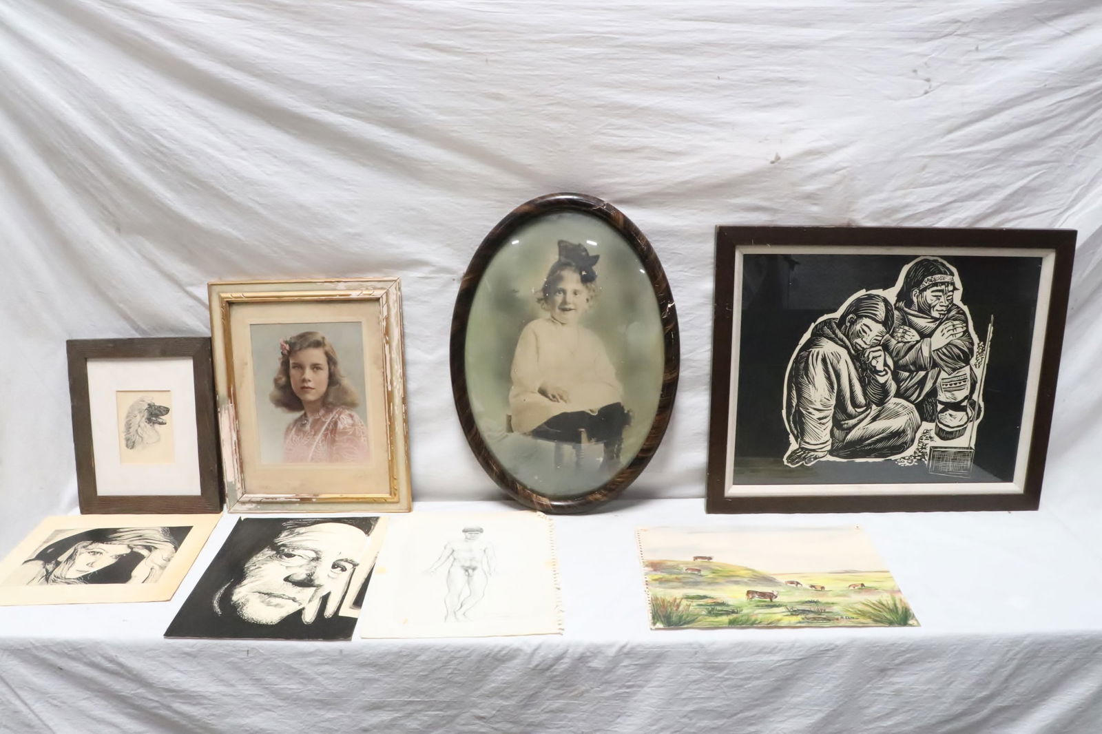 Lot of etchings photos etc (1 of 9)