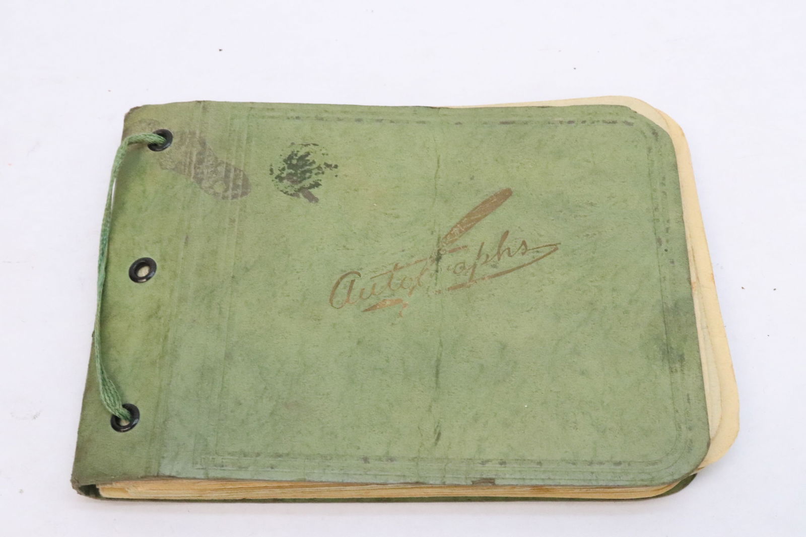 A dated 1931 autograph booklet (1 of 12)