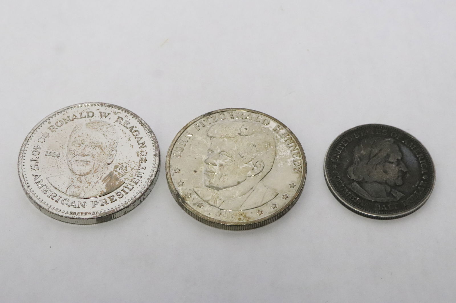 3 presidential coins (1 of 7)