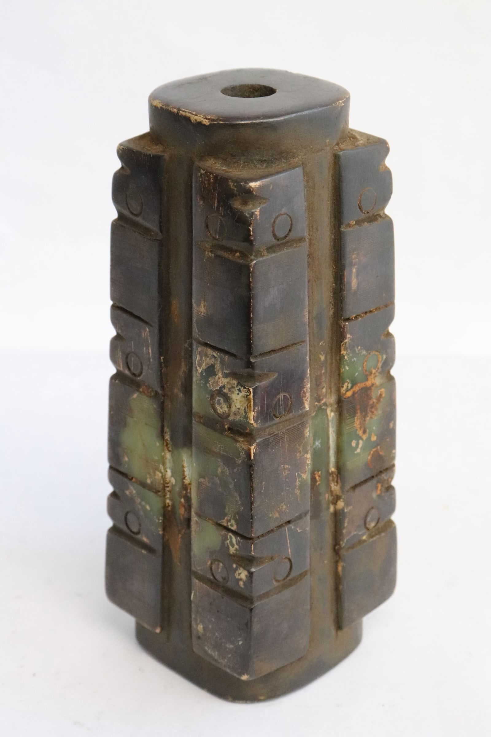 A jade carved gong (1 of 6)