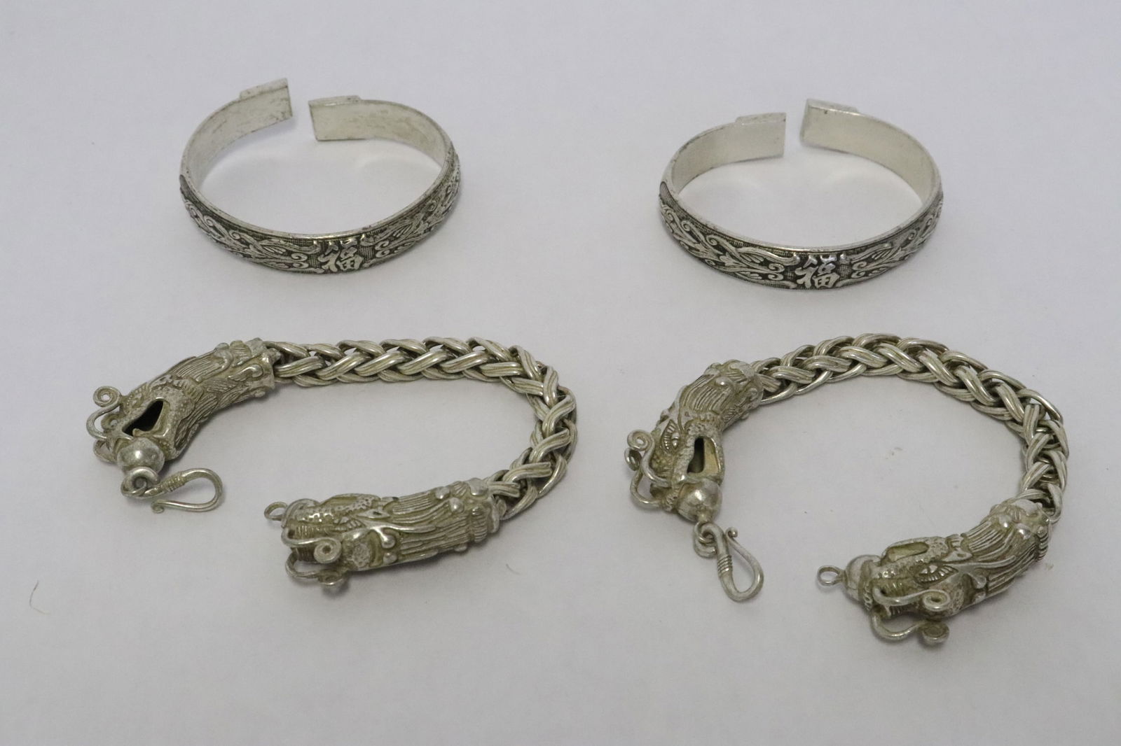 4 white metal pieces (1 of 10)