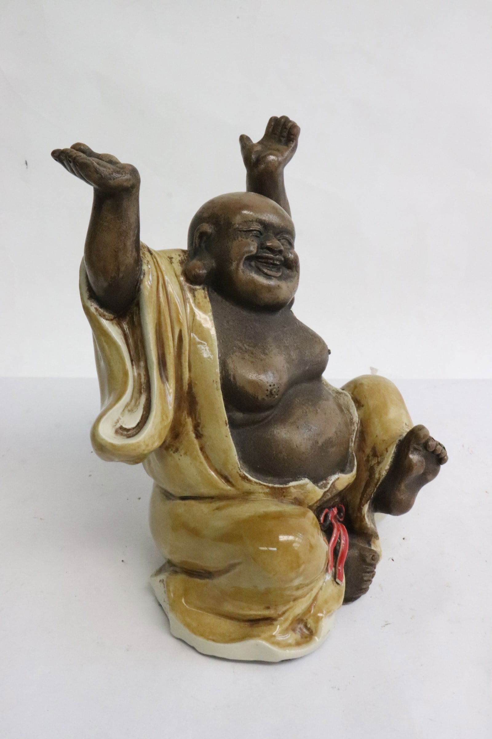 Chinese vintage glazed earthenware sculpture (1 of 7)