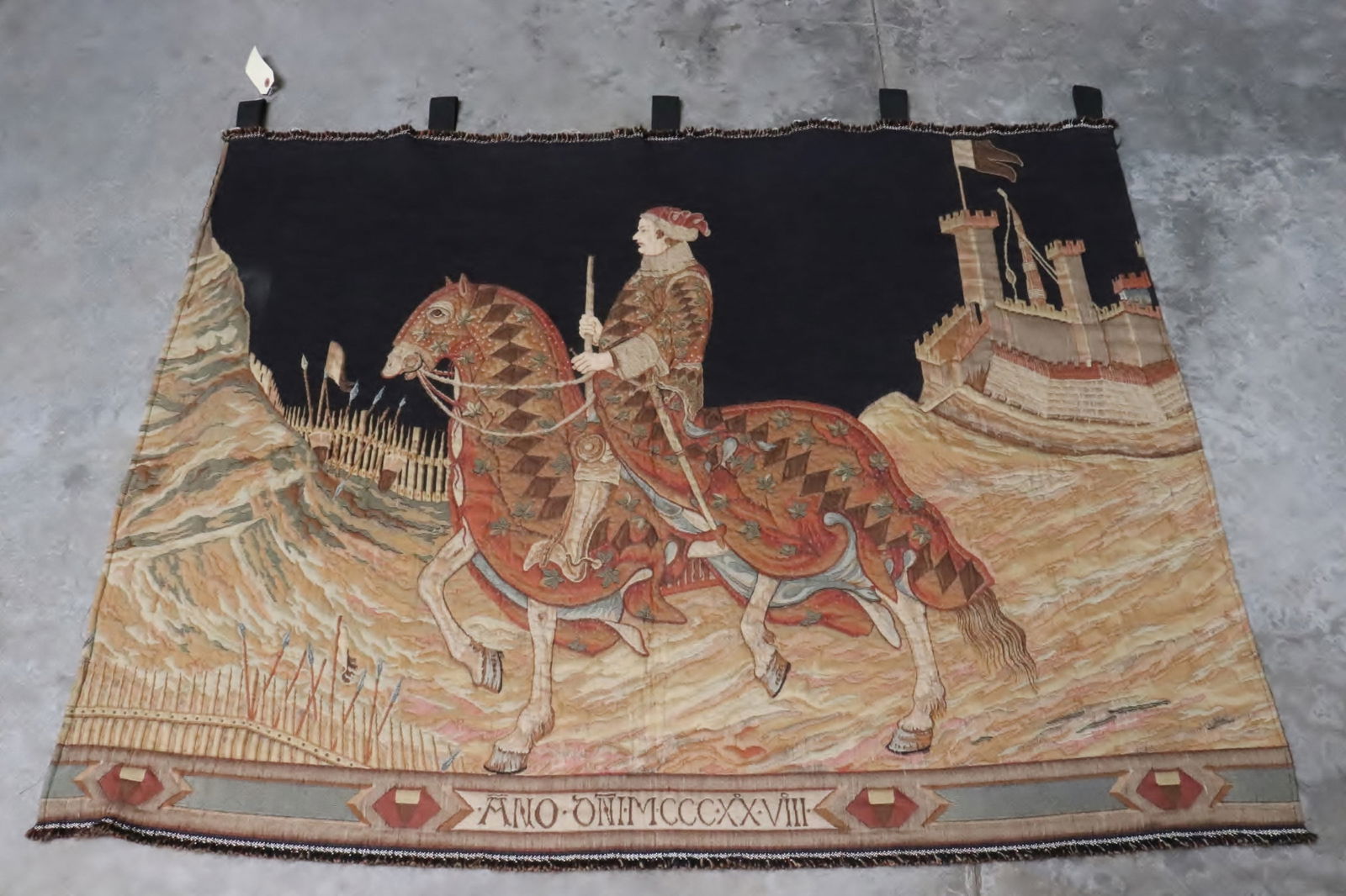 Early 20th c. European wall hanging tapestry (1 of 8)