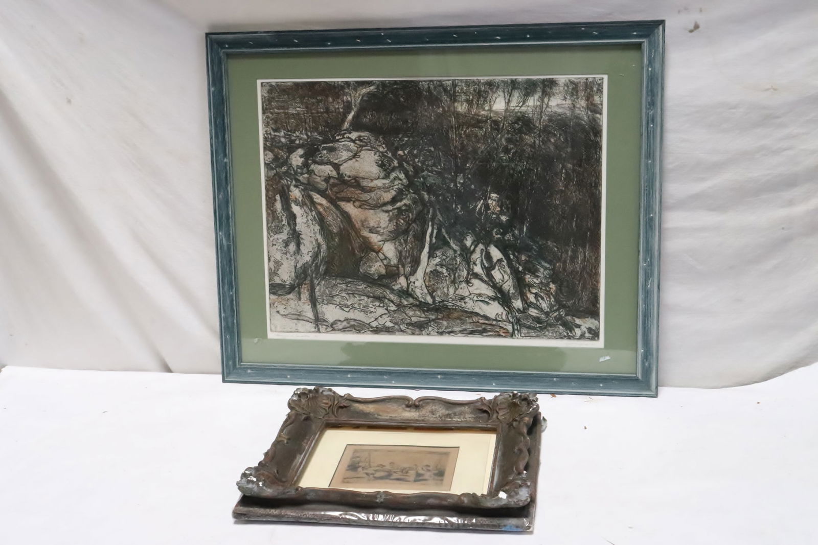 Lithography by Ciecle, and a lithography in color by Robert  Griffiths (1 of 10)