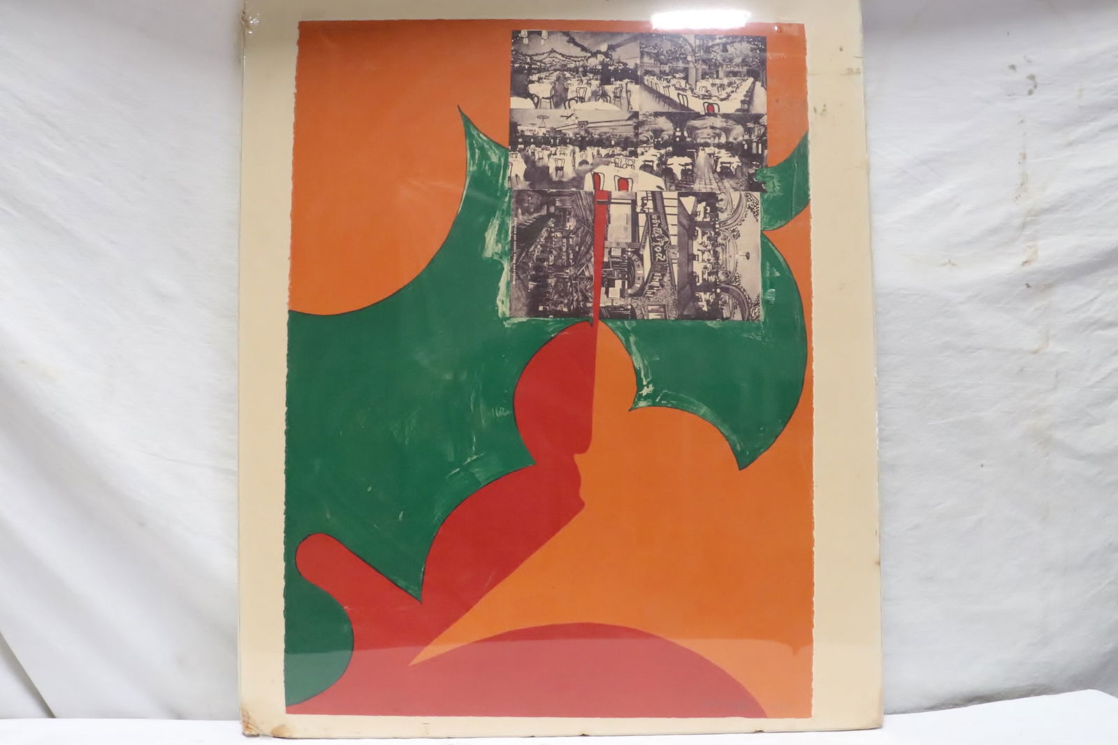 etching in color by Matsumi Kanemitsu: etching in color "San Francisco 38" by Matsumi Kanemitsu (1922-1992), ed. 30/80, 30"x22.25"