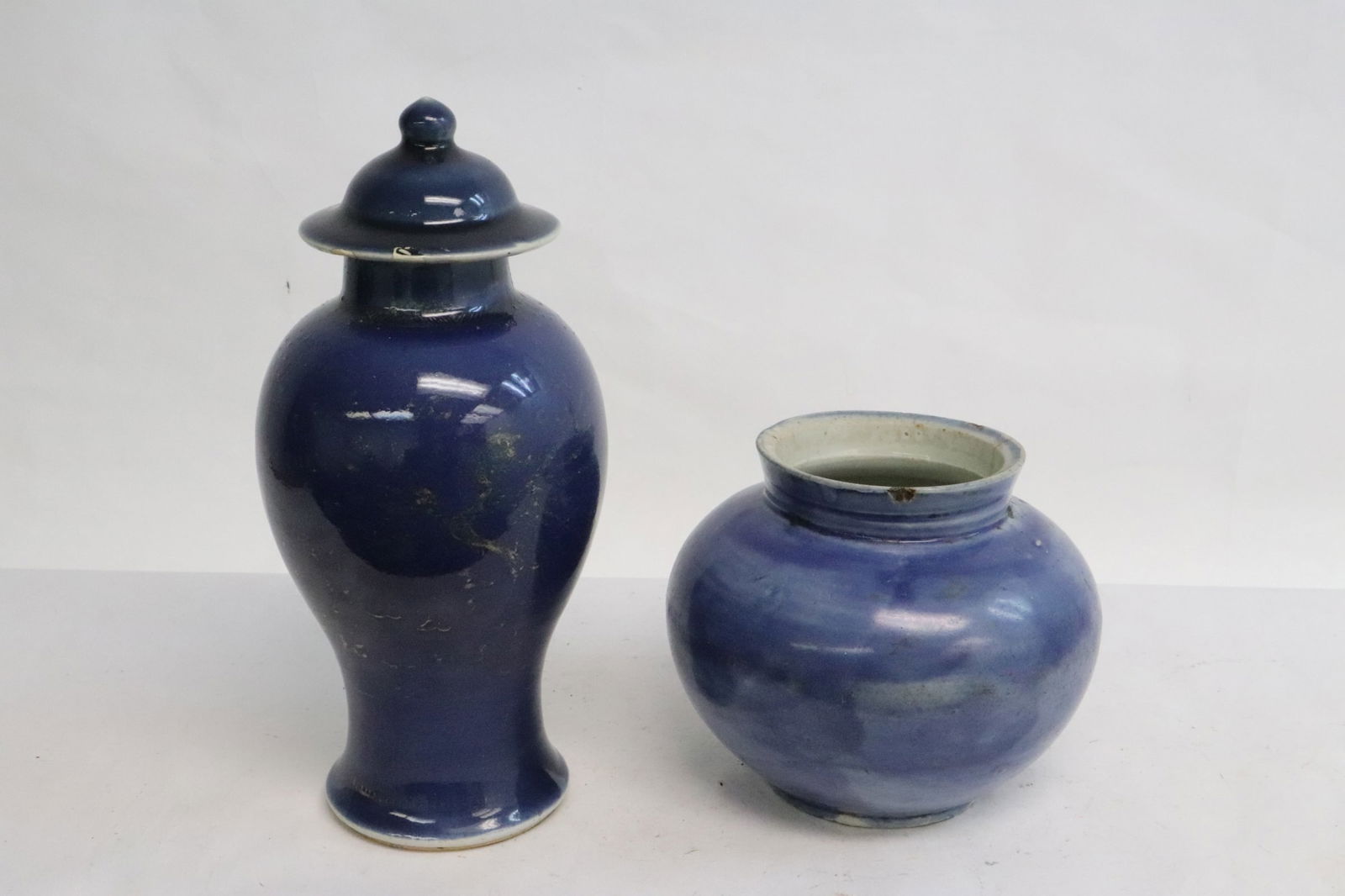2 blue glazed porcelain pieces (1 of 11)