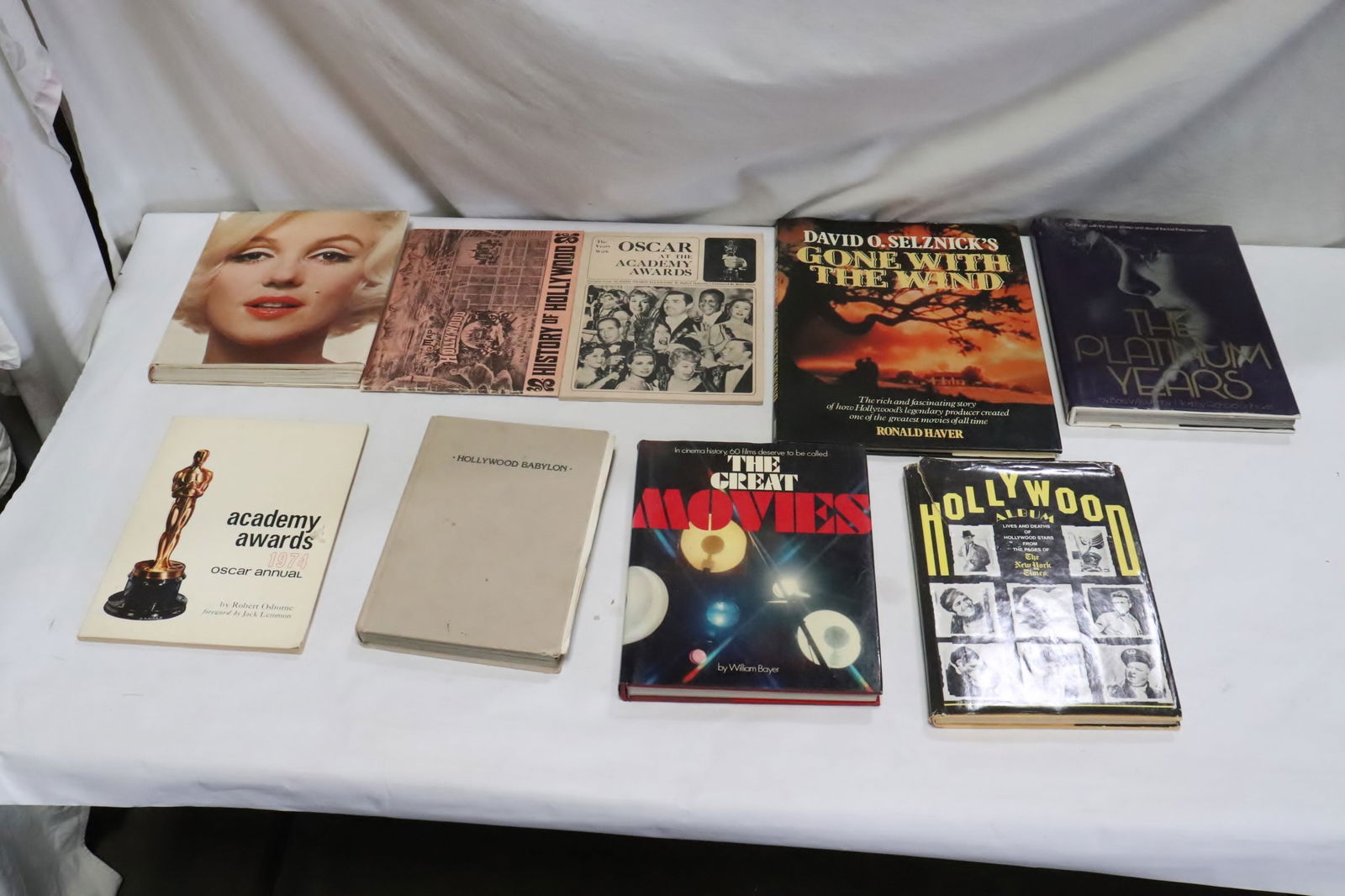 Lot of Hollywood movie/ movie star books (1 of 11)