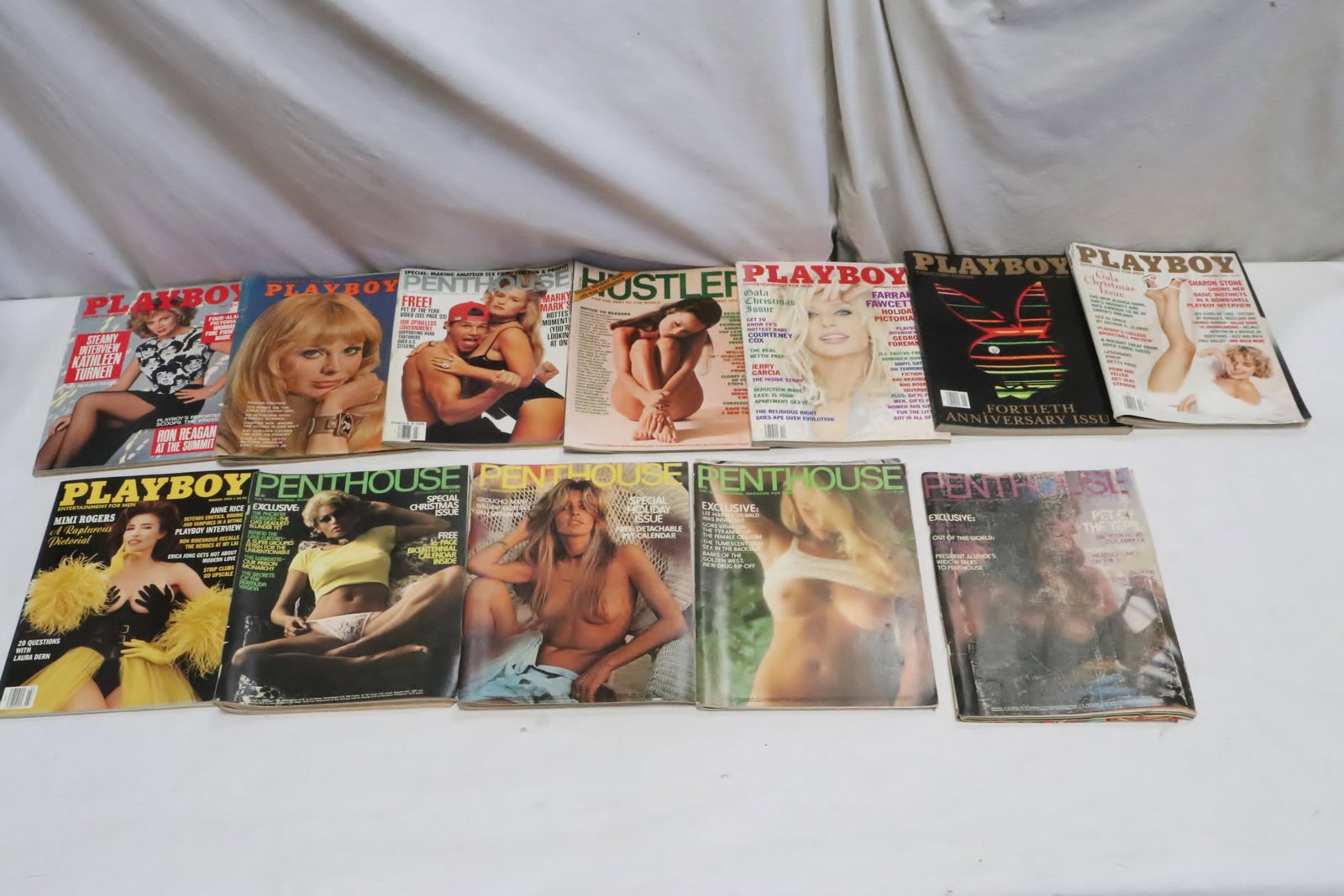 11 Playboy, Penthouse, Hustler magazines (1 of 7)
