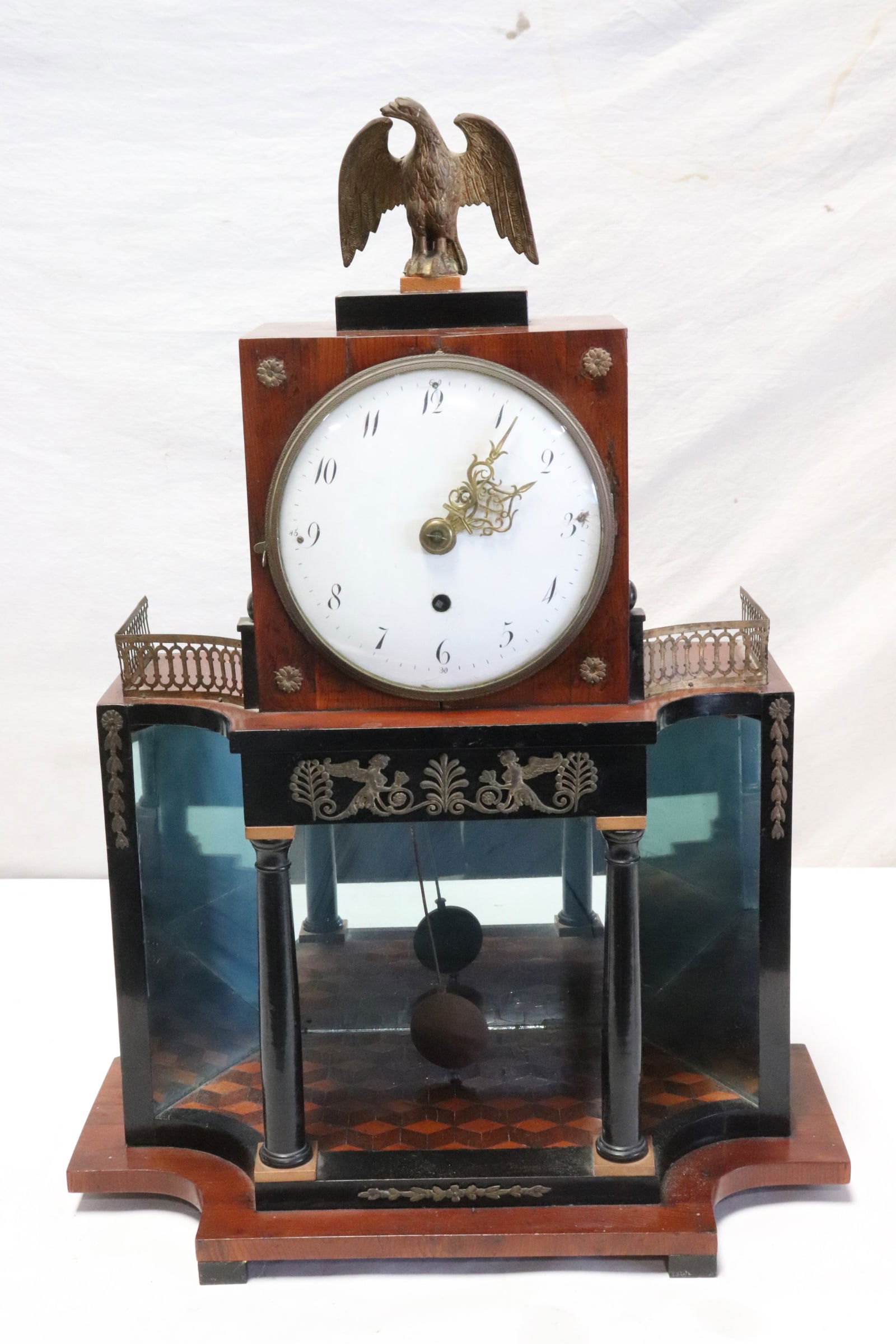 French empire keywind table clock (1 of 10)