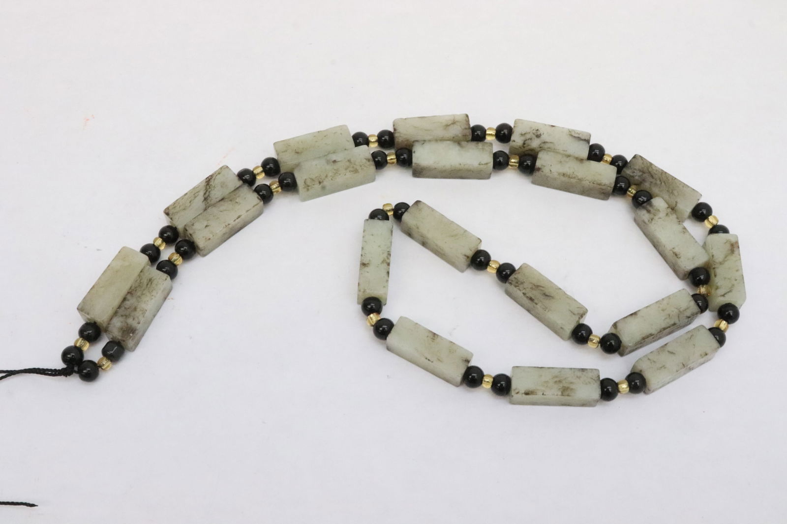 A jade like bead necklace (1 of 6)