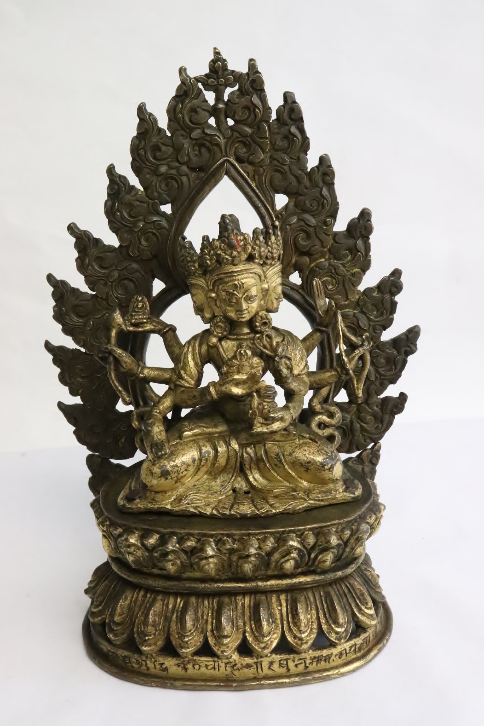 early Ming gilt bronze sculpture, c1400AD (1 of 8)